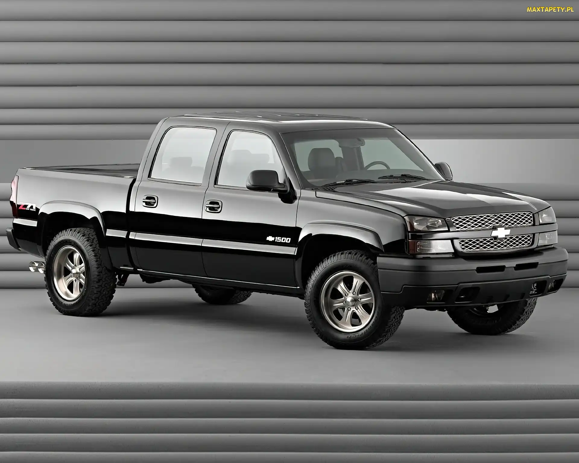 Czarny, 1500, Chevrolet Silverado