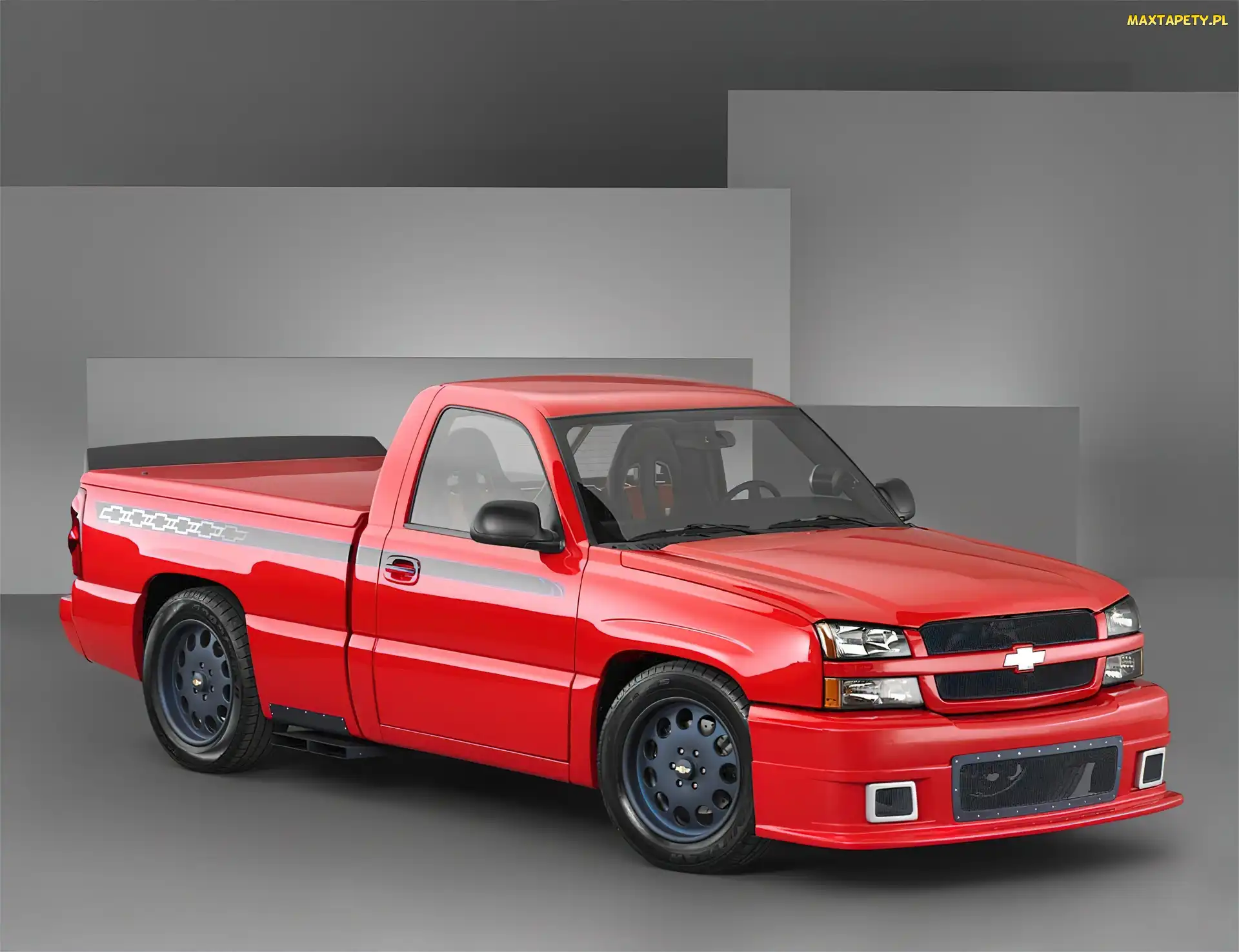 Tuningowy, Pakiet, Czerwony, Chevrolet Silverado