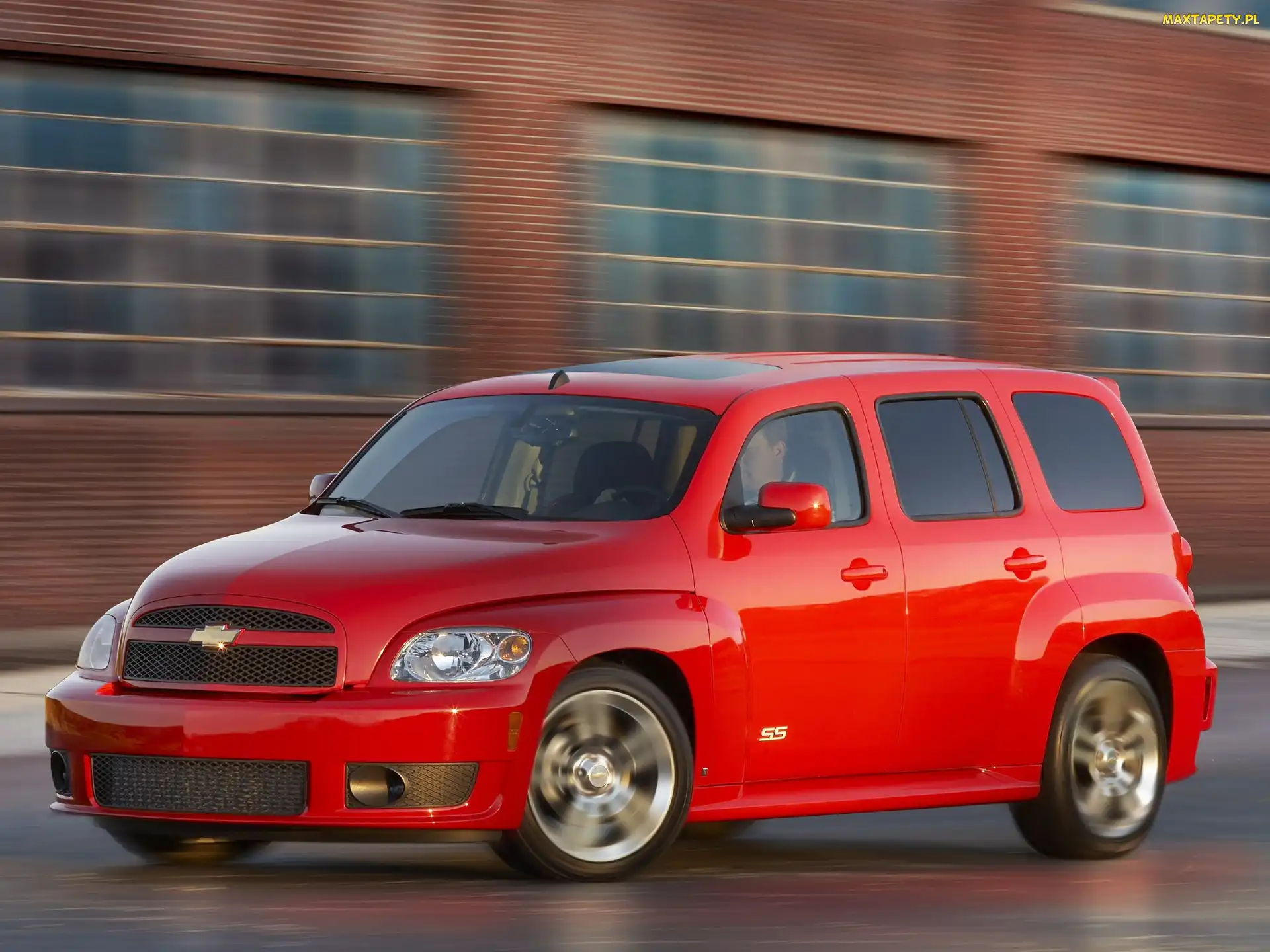 Czerwony, Halogeny, Chevrolet HHR