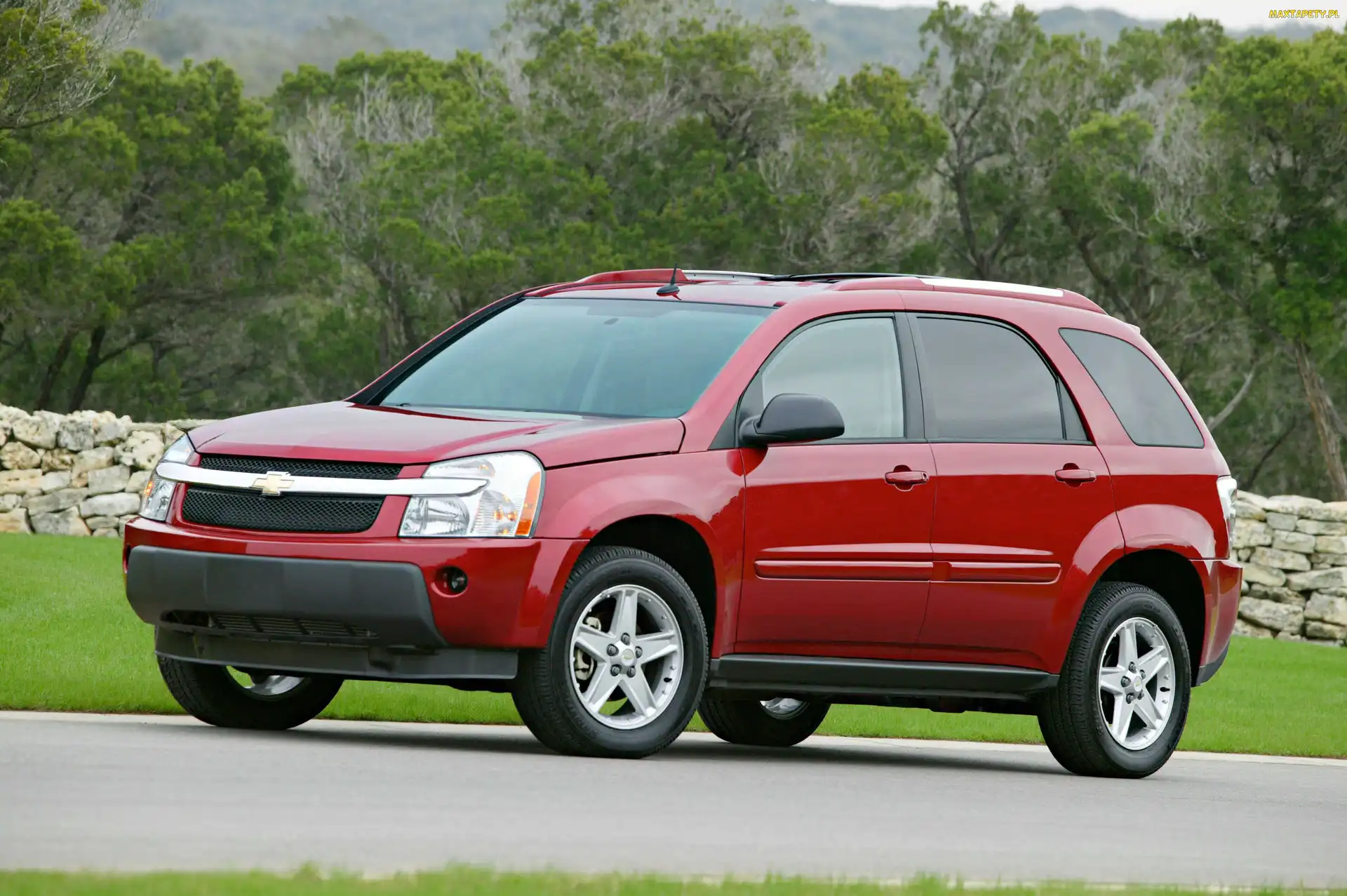 Szyby, Ciemne, Czerwony, Chevrolet Equinox
