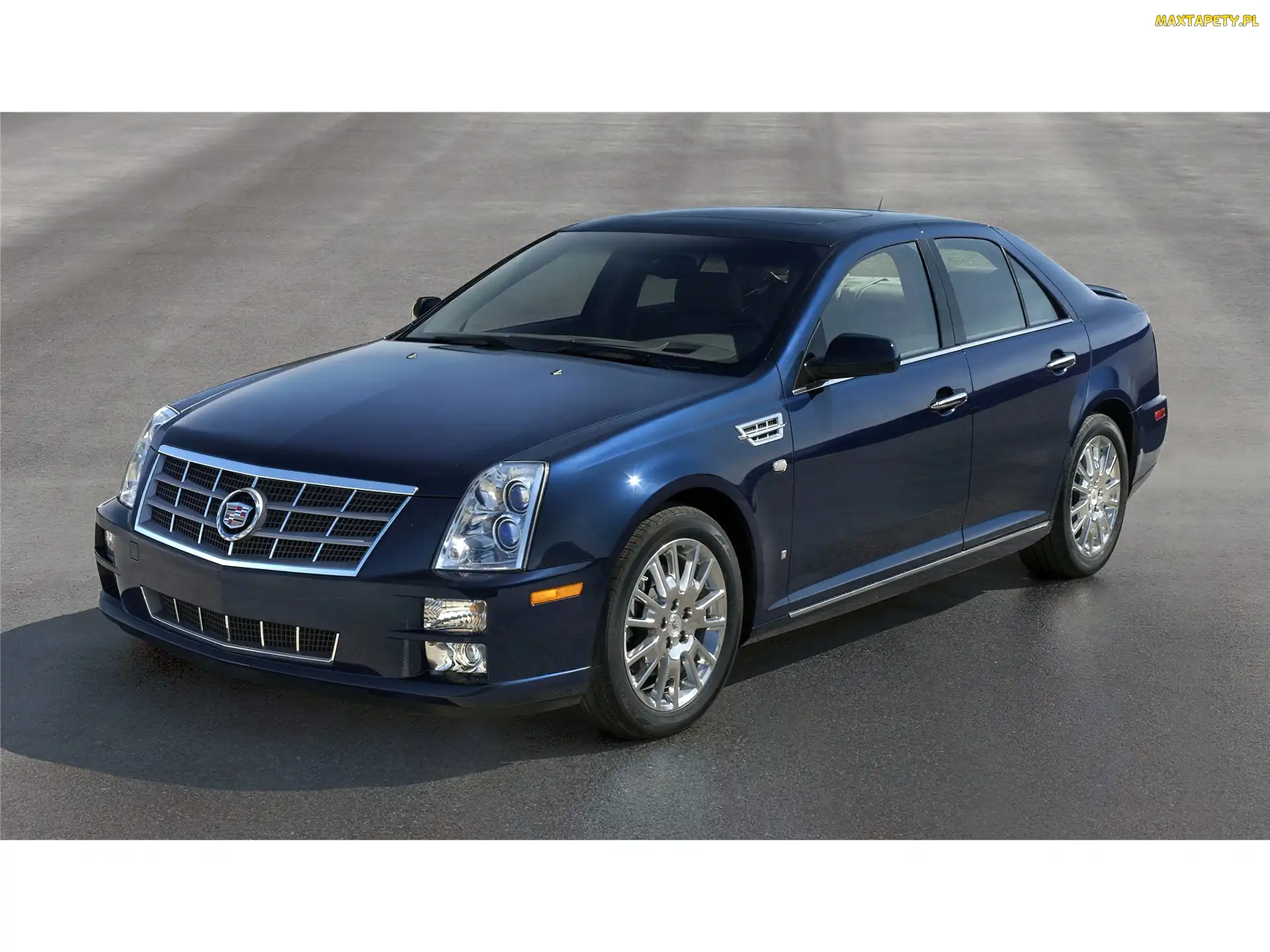 Cadillac STS, Sedan, Niebieski