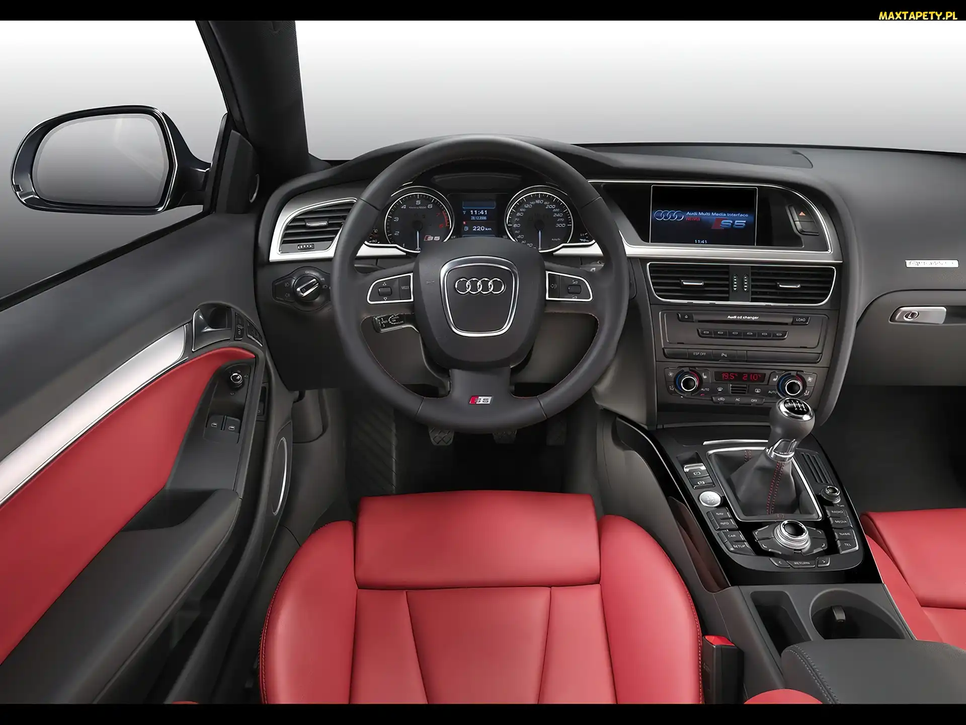 Czerwone, Skóry, Audi A5