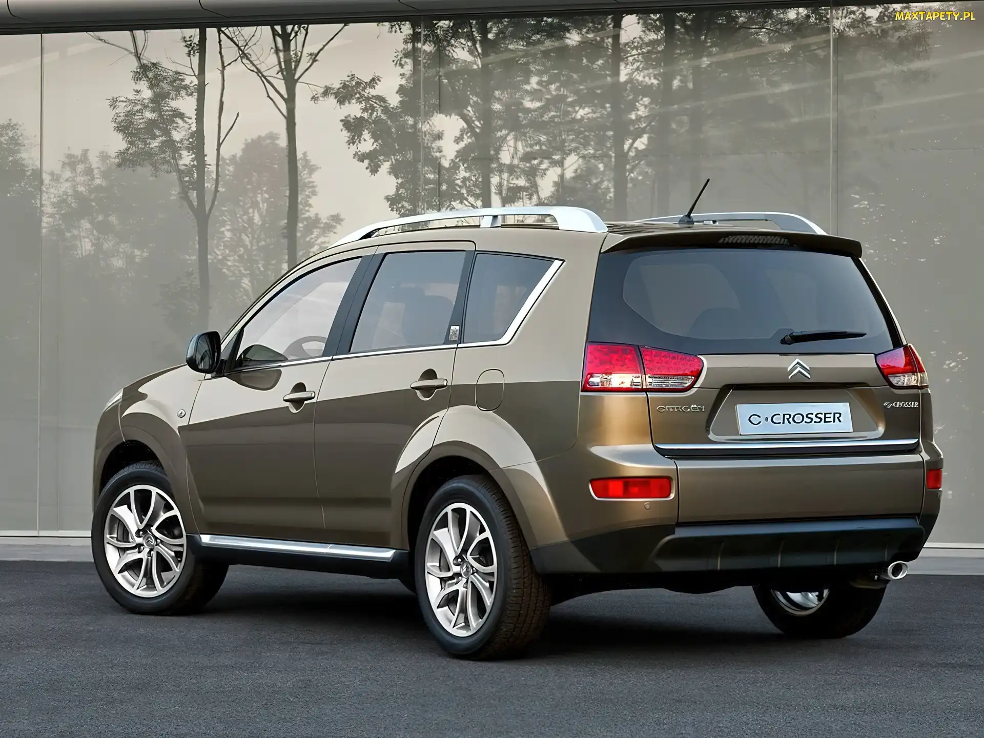 Tłumik, Bagażnika, Citroen C-Crosser, Klapa