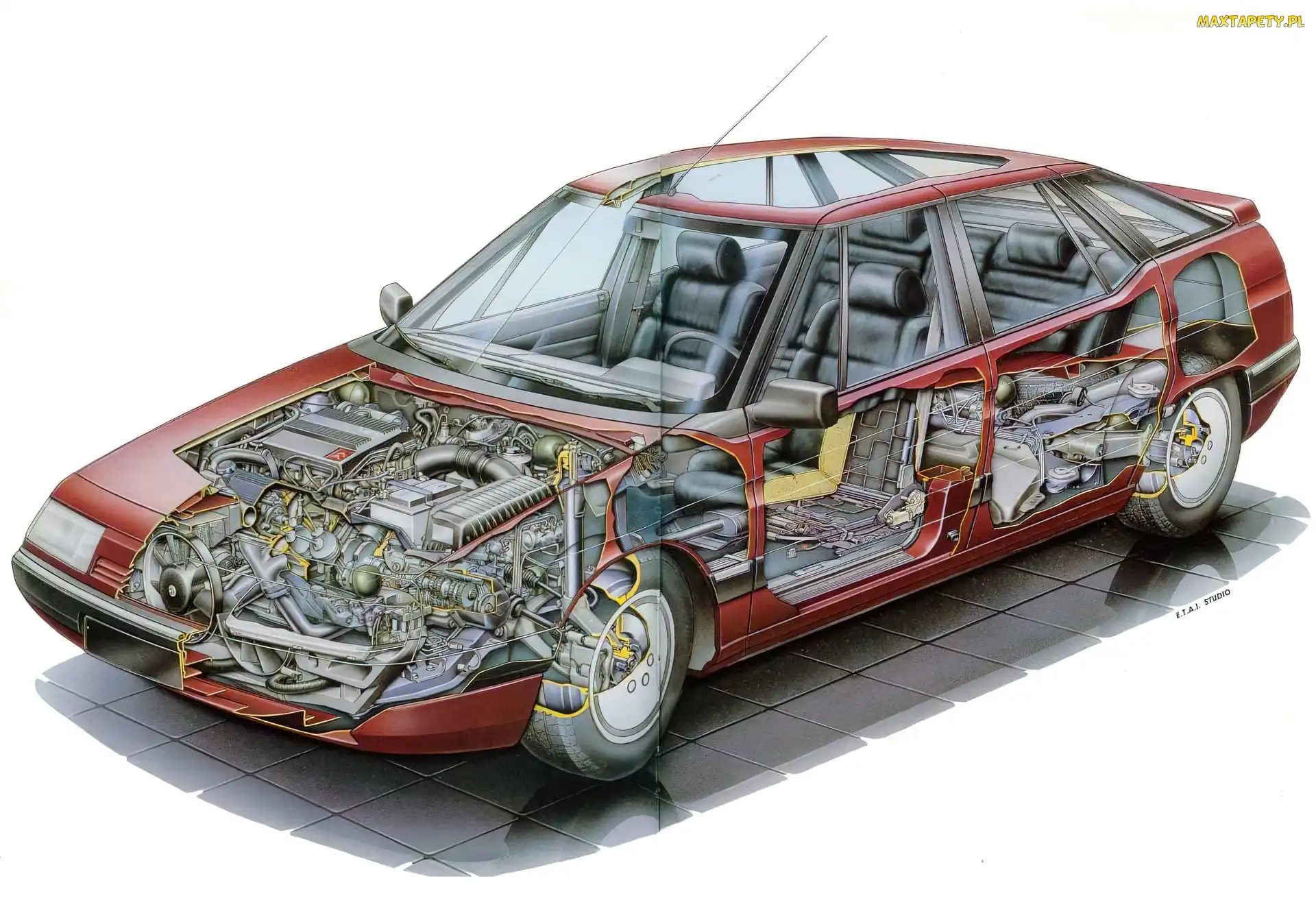 Citroen XM, Przekrój