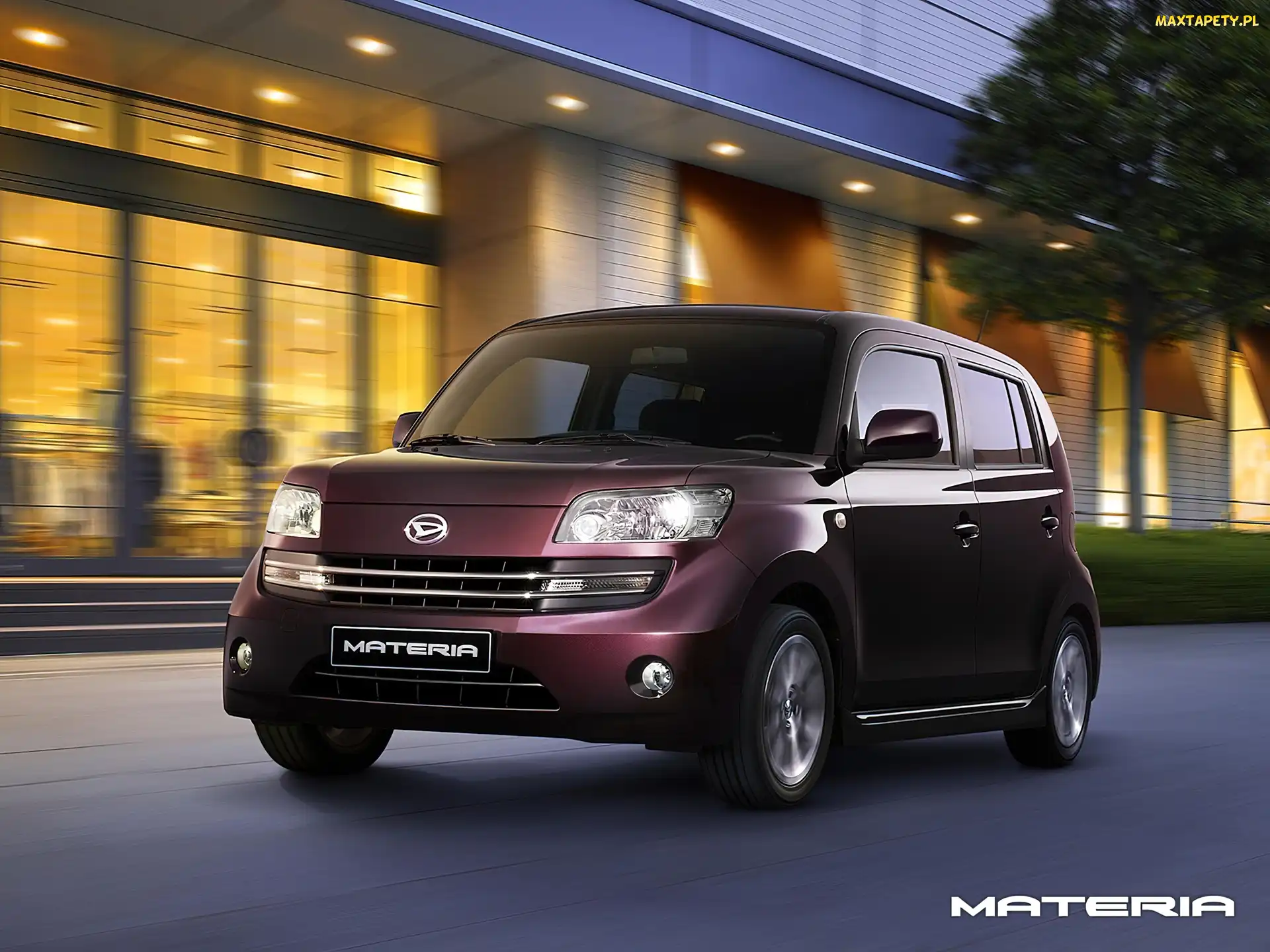 Przód, Reflektory, Daihatsu Materia