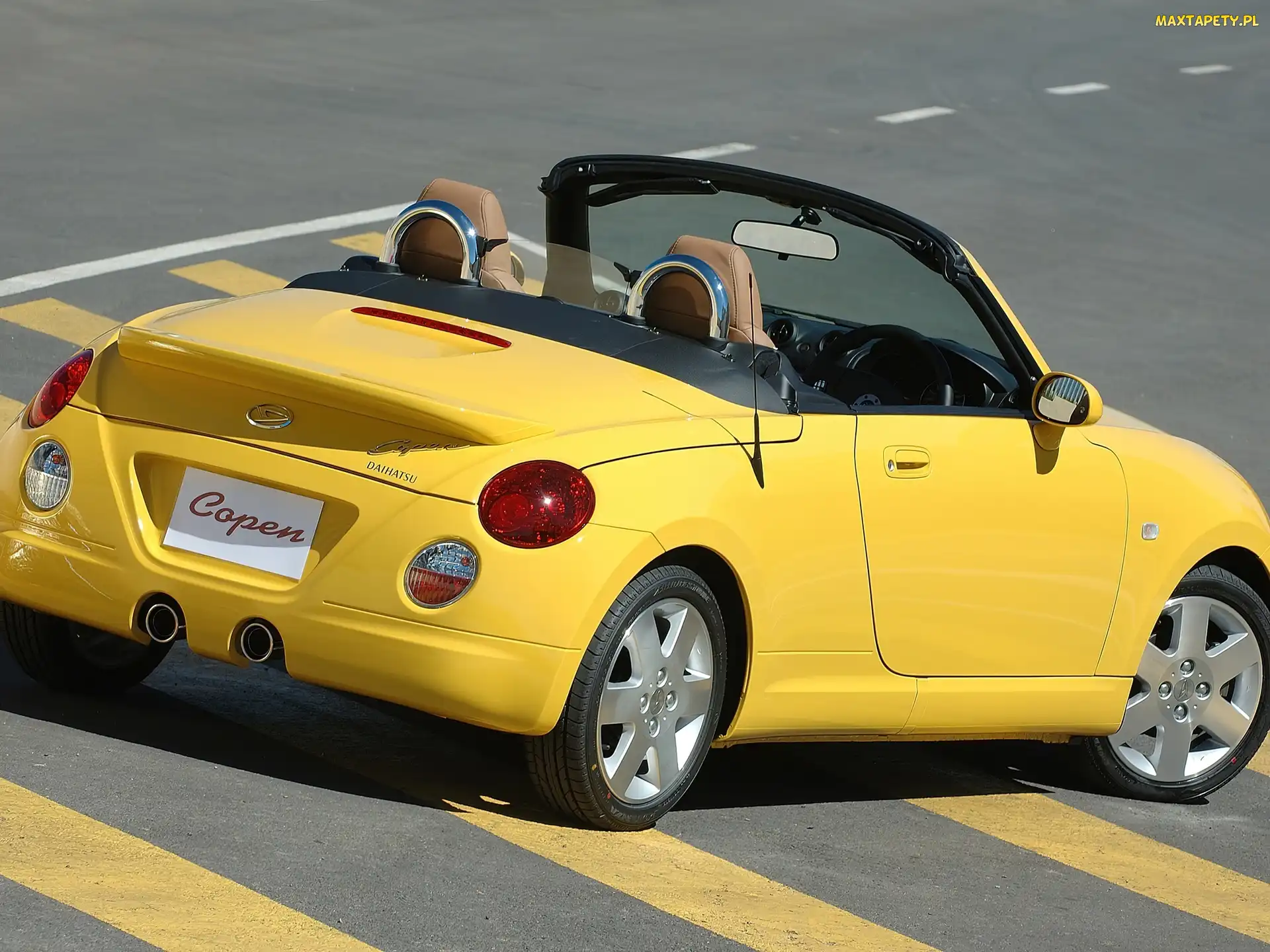 Brązowe, Skóry, Daihatsu Copen