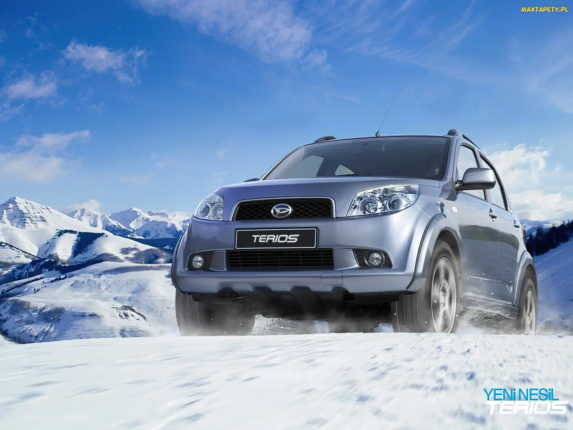 4x4, Śnieg, Daihatsu Terios, Zima