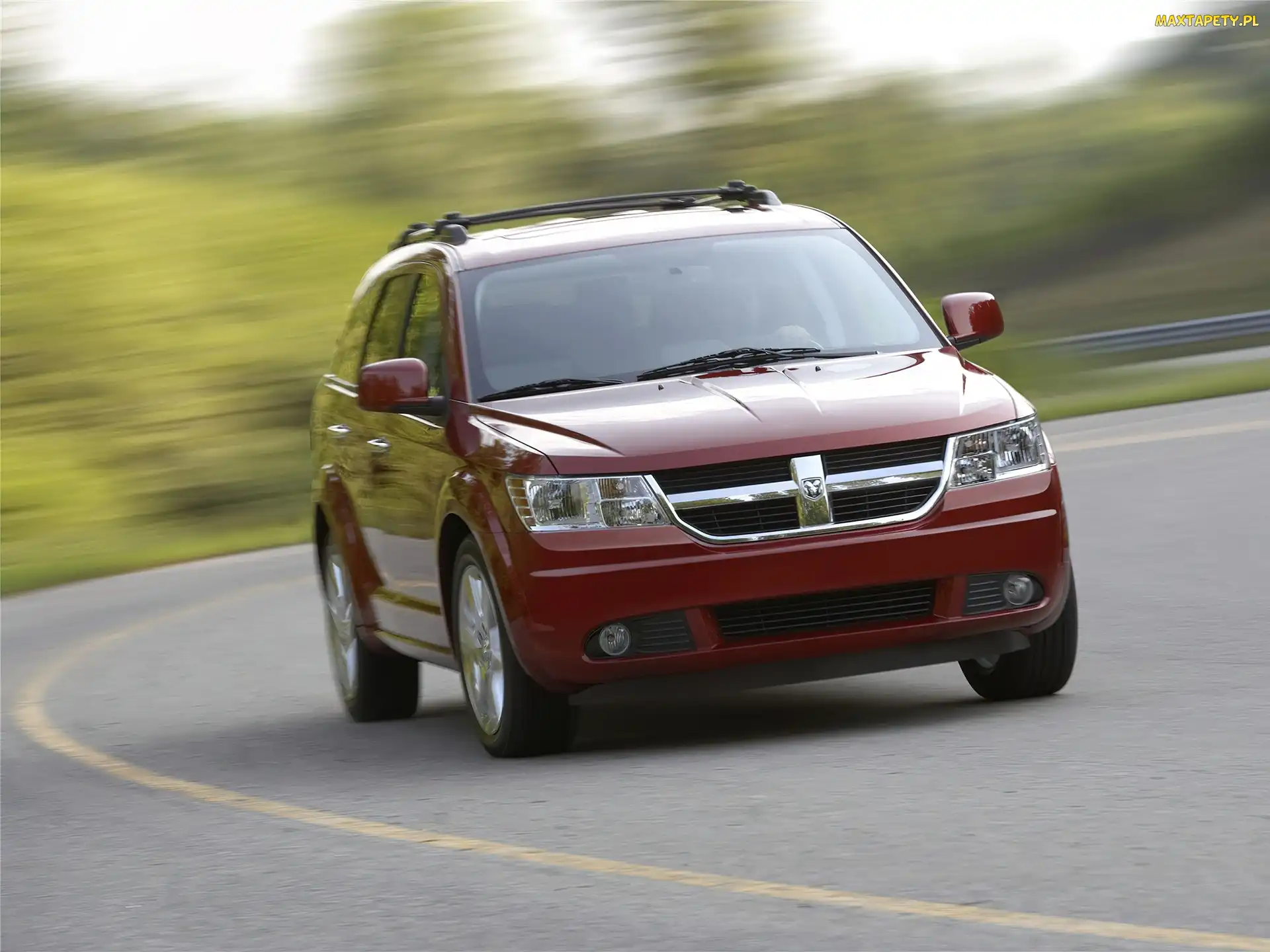 Ostry, Zakręt, Dodge Journey