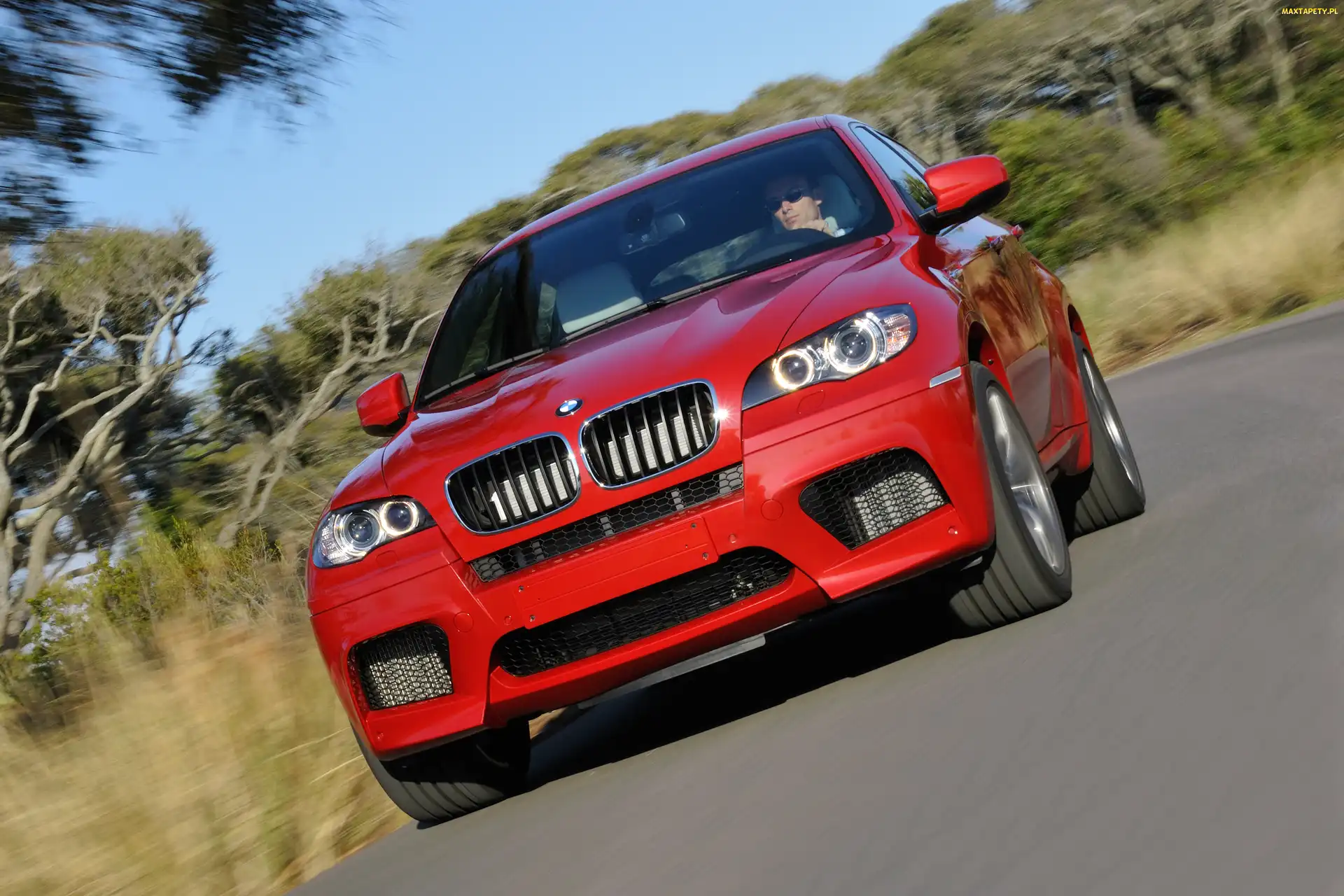 Czerwone, X6, BMW
