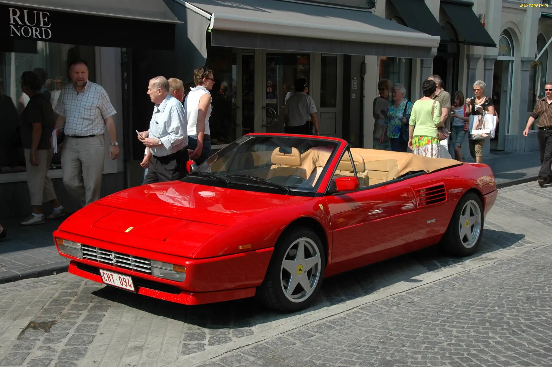 Beżowe, Wnętrze, Ferrari Mondial