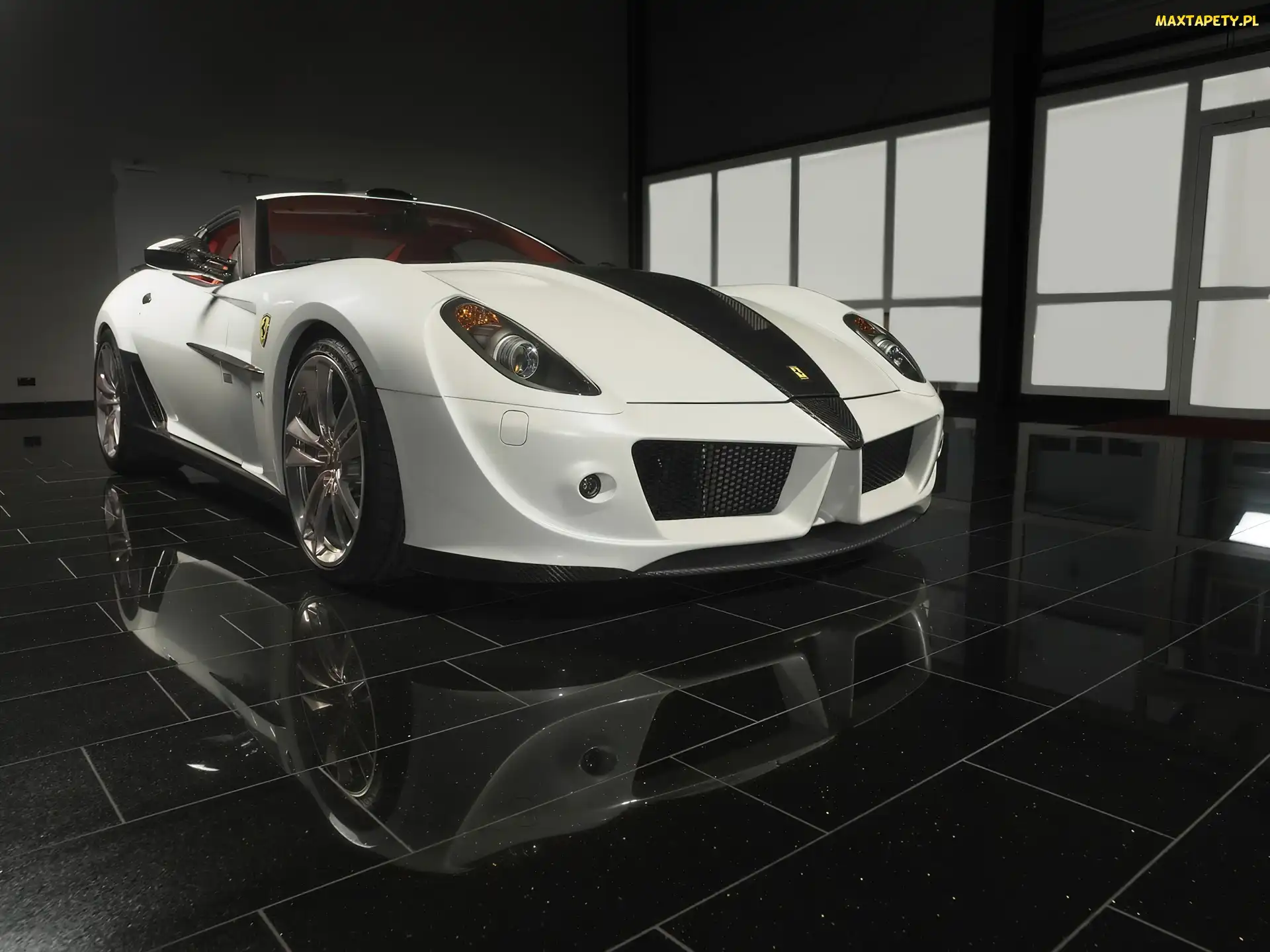 Karbon, GTB, Białe, Ferrari 599