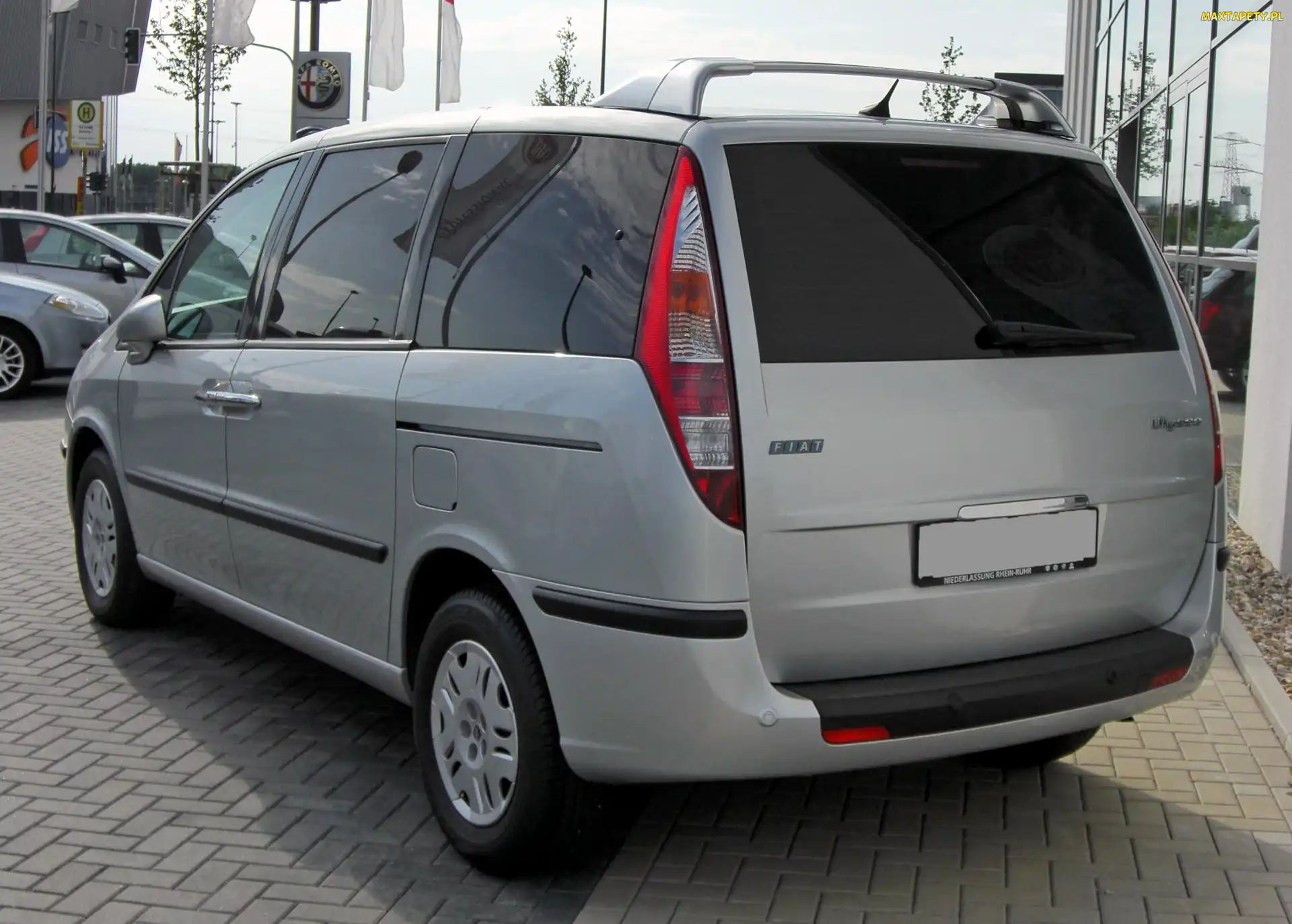 Dachowy, Spojler, Tył, Fiat Ulysse
