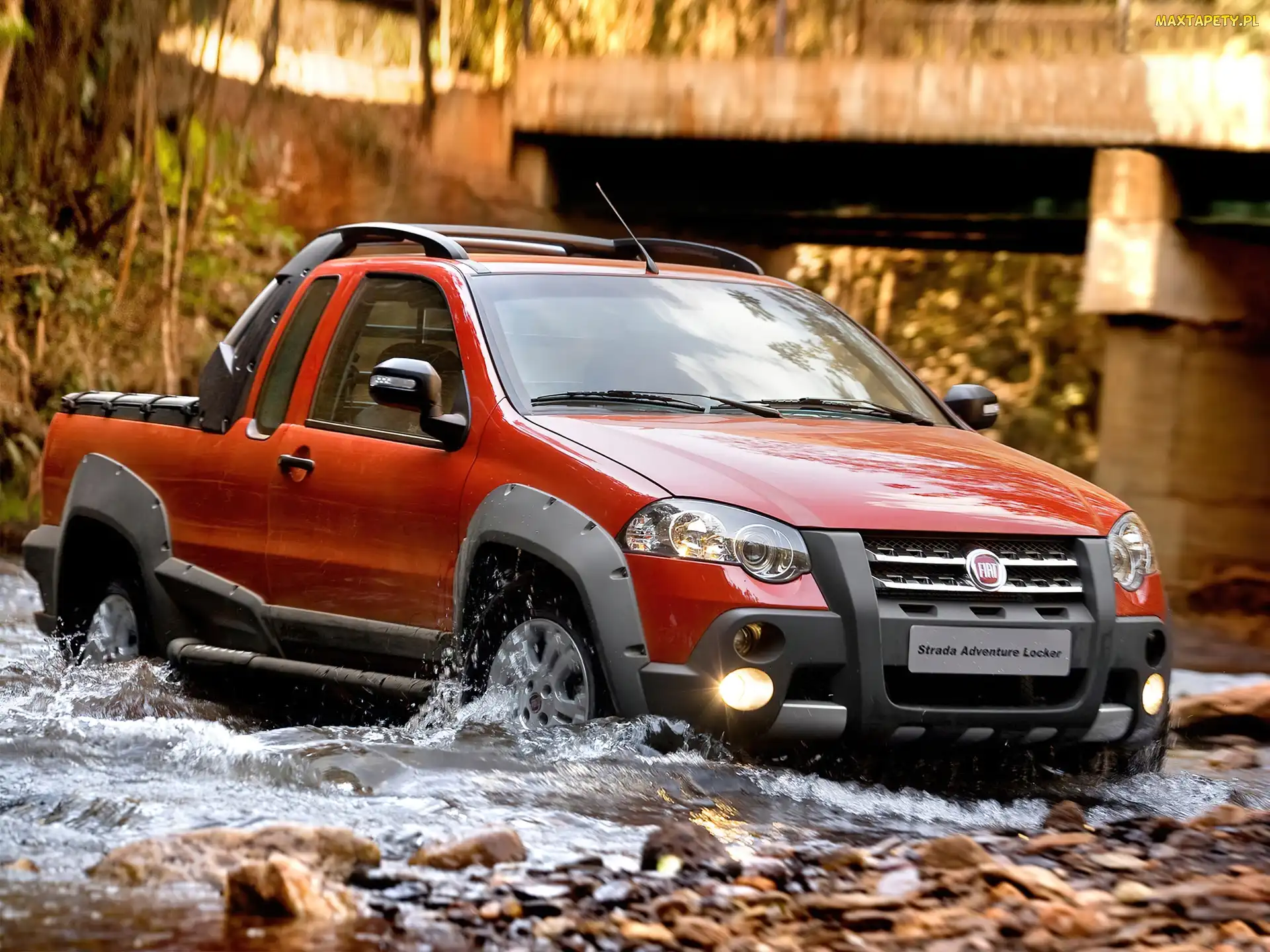 Fiat Strada, Offroad, Przeprawa