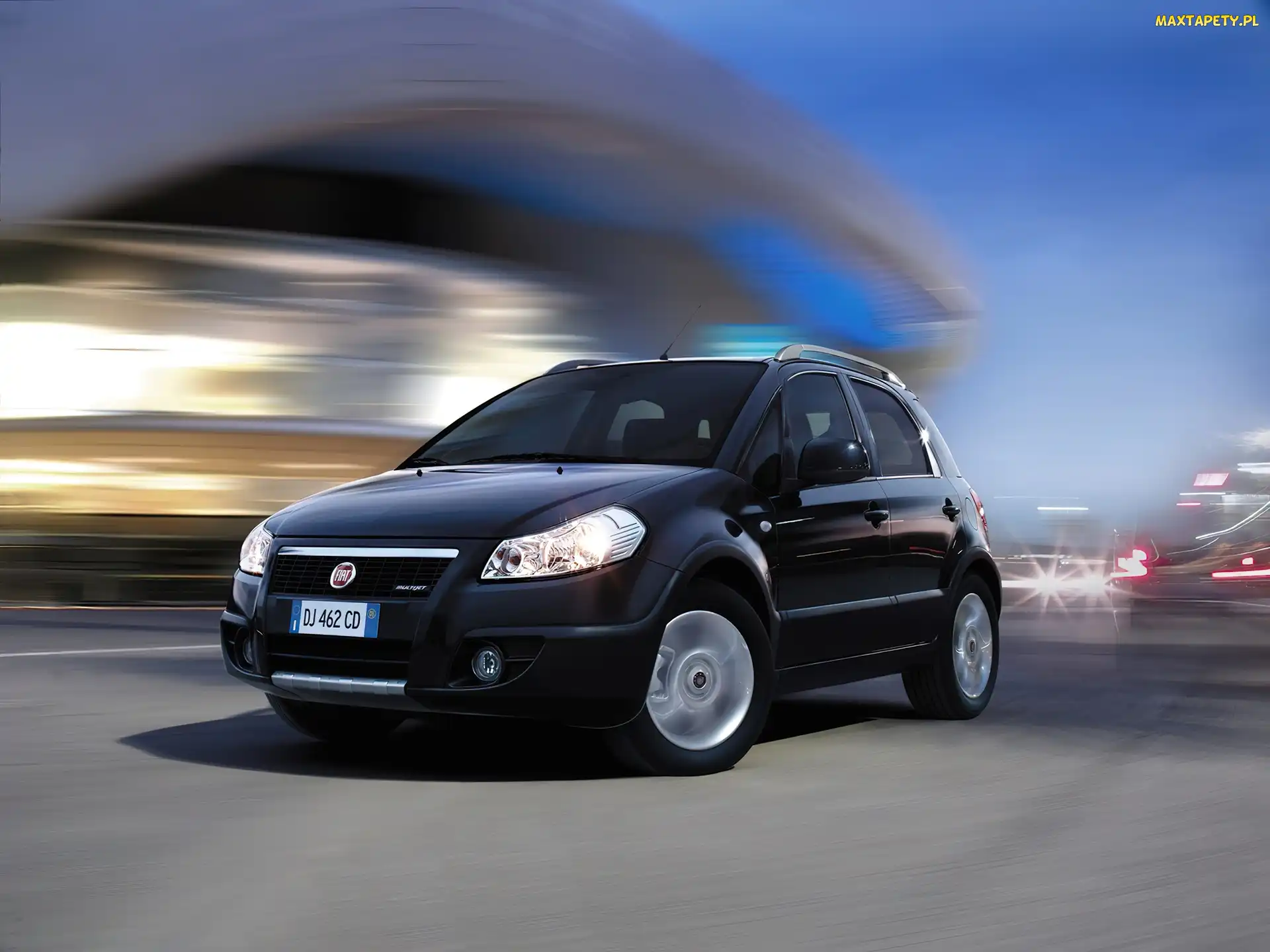 Reklama, Światła, Fiat Sedici