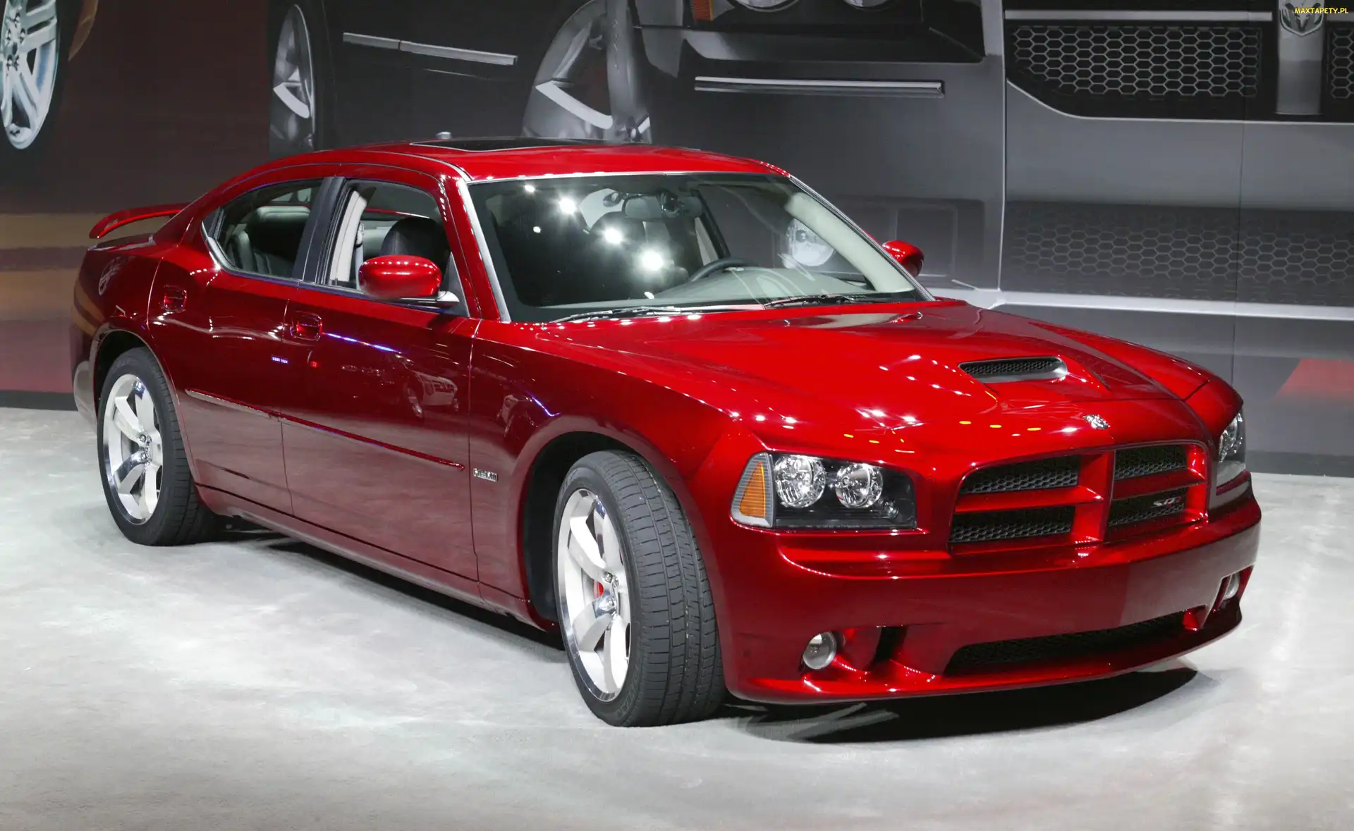 Czerwony, Dodge Charger, Nowy