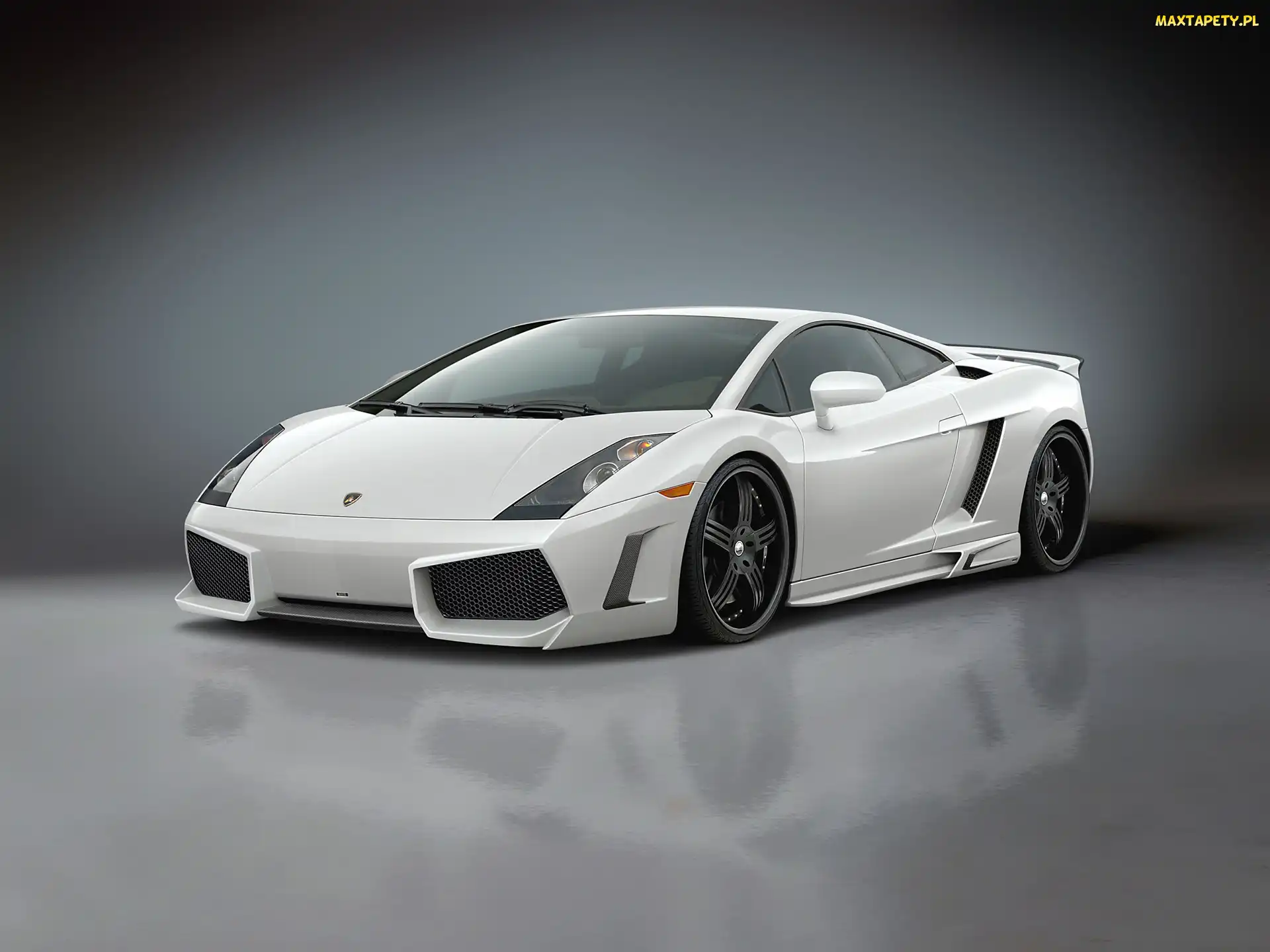Zawiezenie, Sportowe, Biały, Lamborghini Gallardo