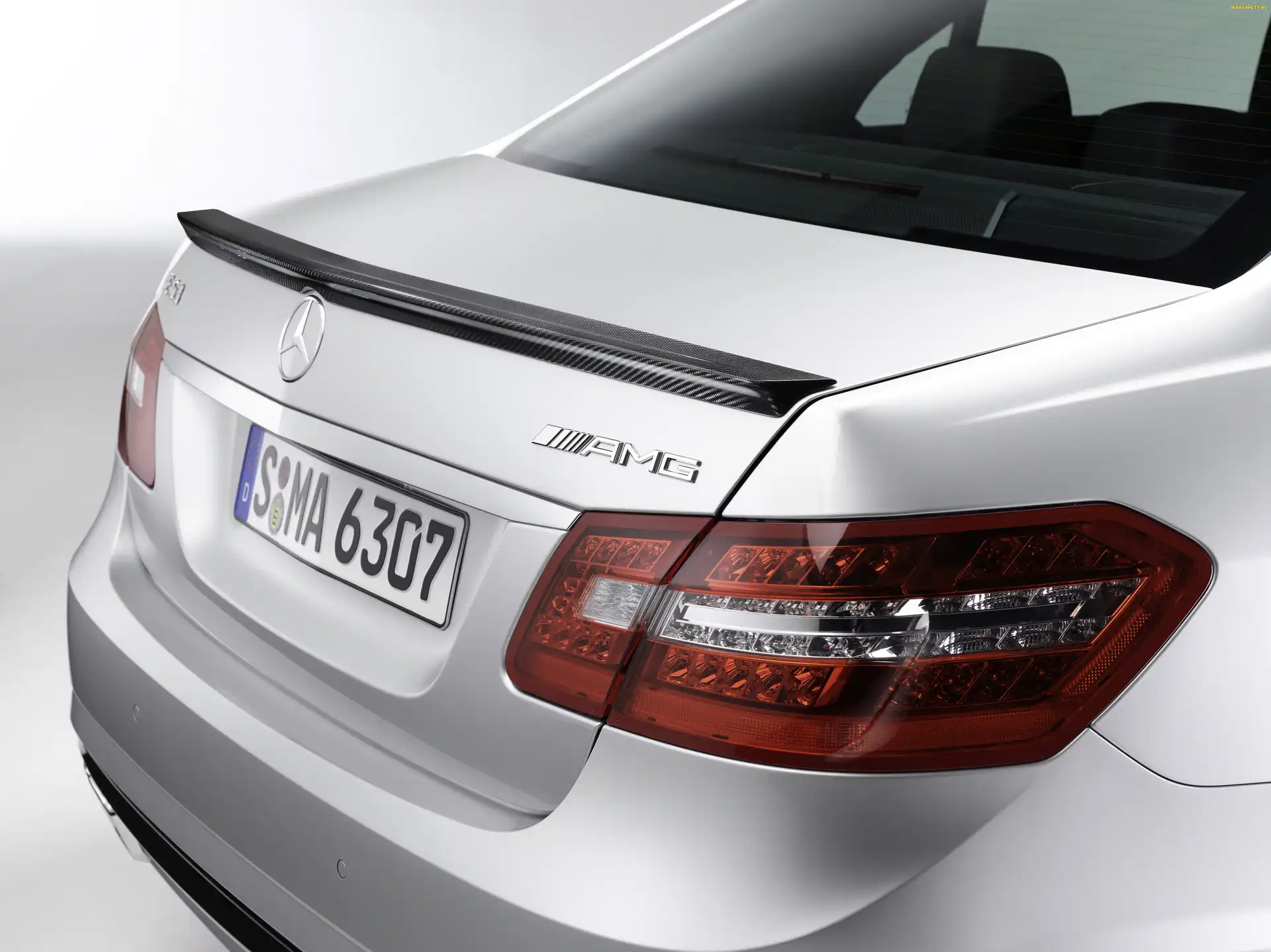 Lampa, Karbon, Spojler, Tył, Mercedes Benz E63