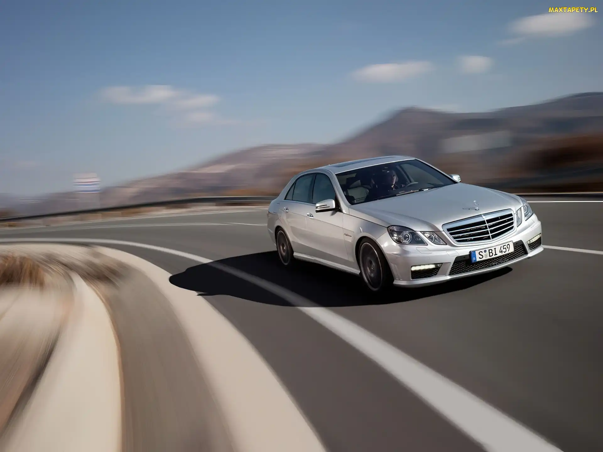 Zakręt, W212, Mercedes Benz E63, AMG