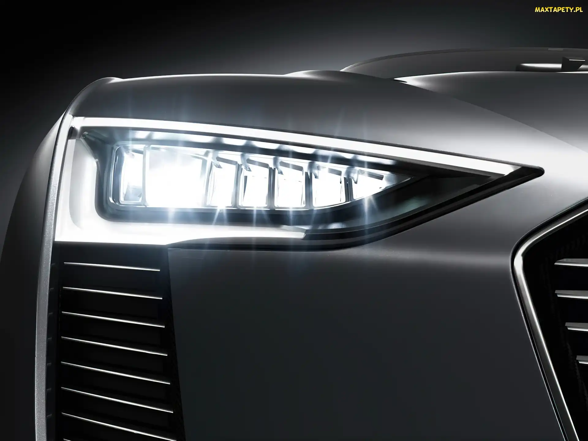 Przednia, Audi e-Tron, Lampa