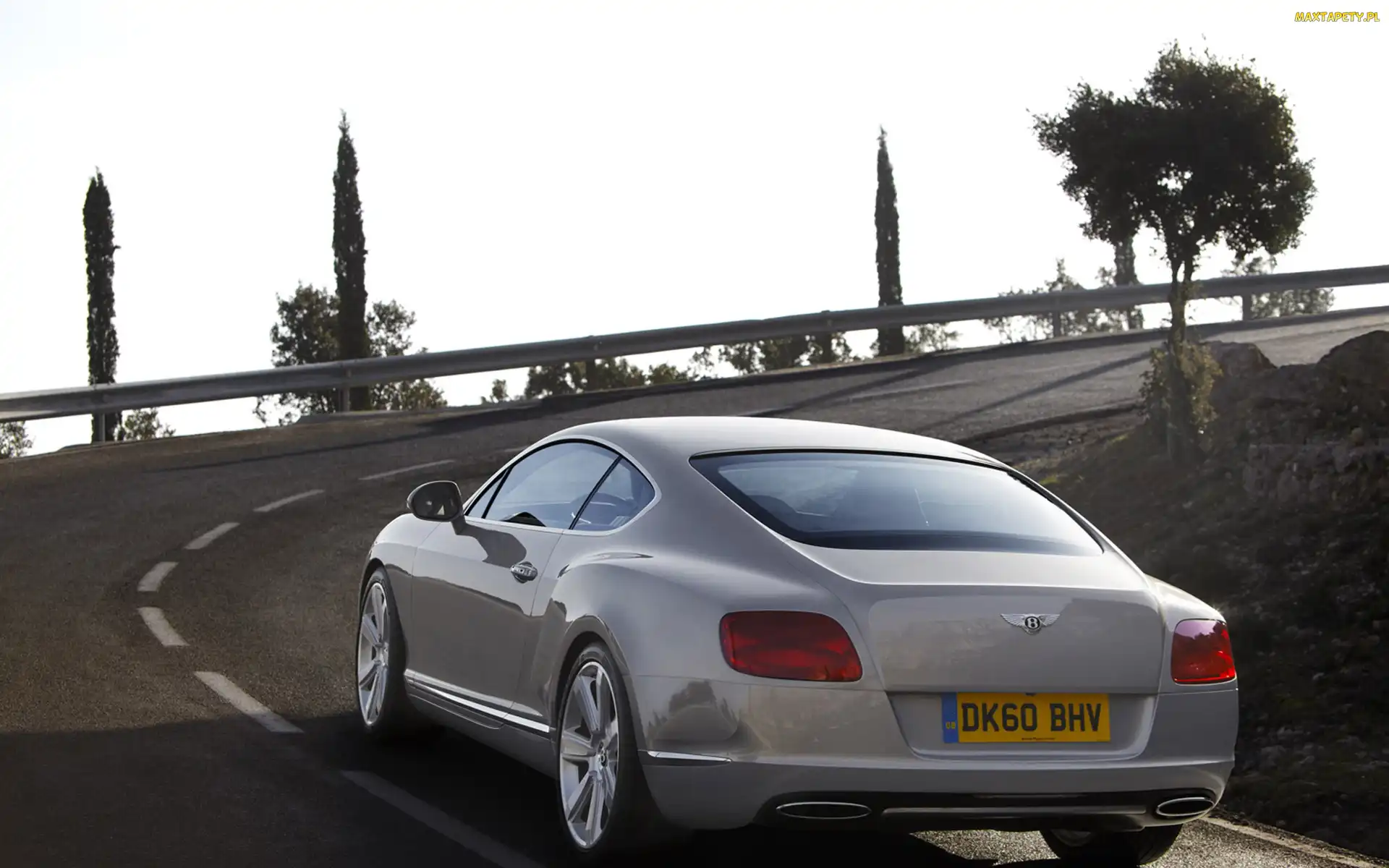 Wydechowe, Rury, Tył, Bentley Continental GT