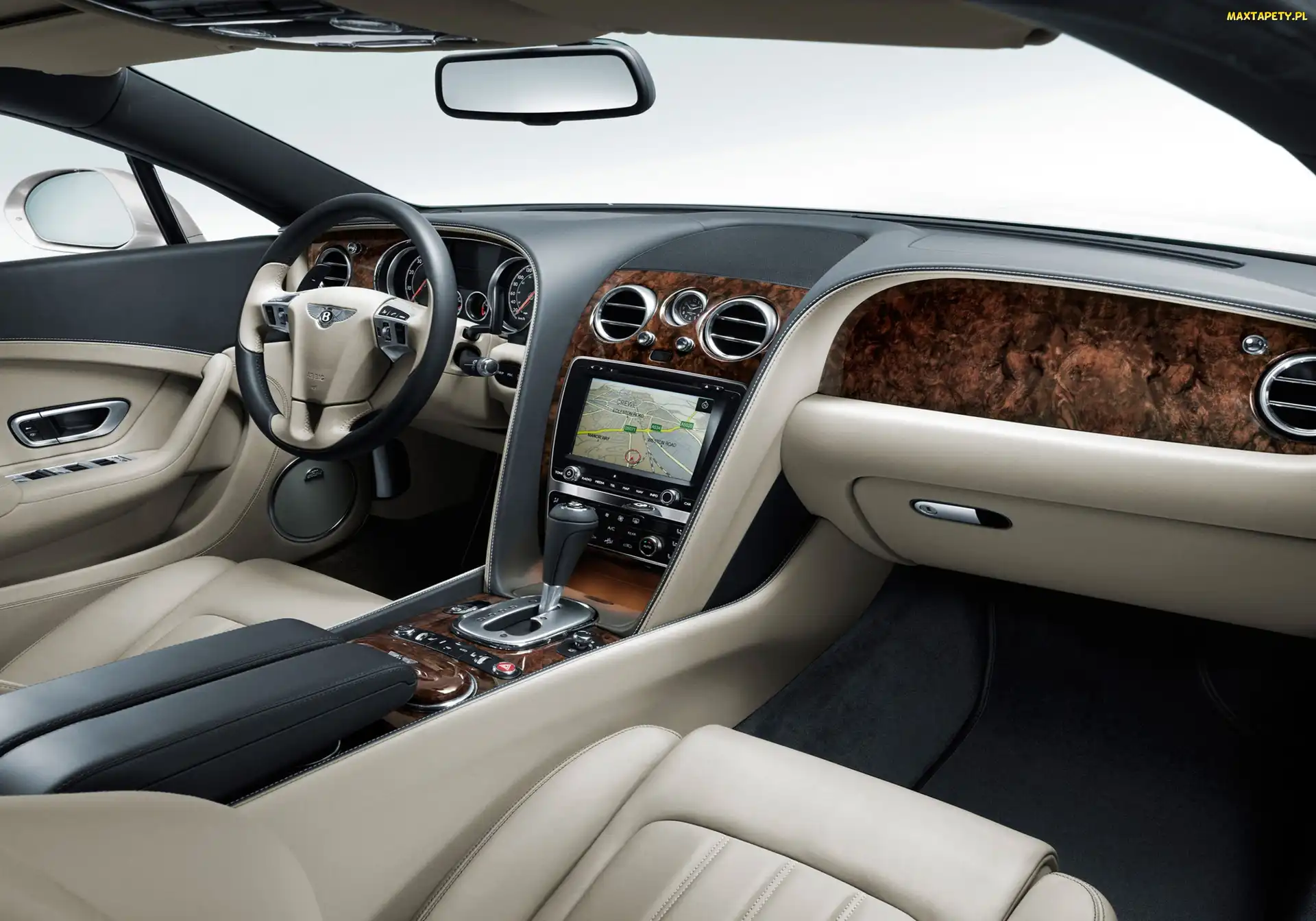 Wnętrze, Bentley Continental GT