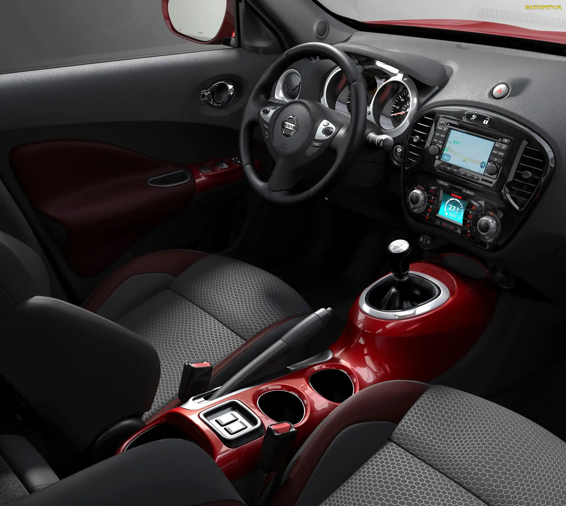Nissan Juke, Nawigacji, Panel