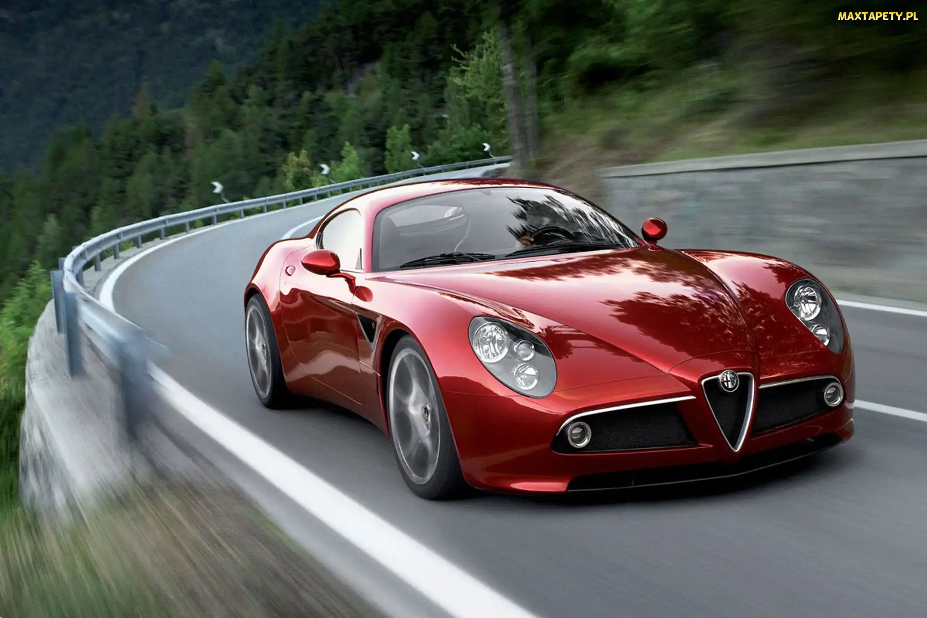 Alfa Romeo 8C, Testowa, Jazda