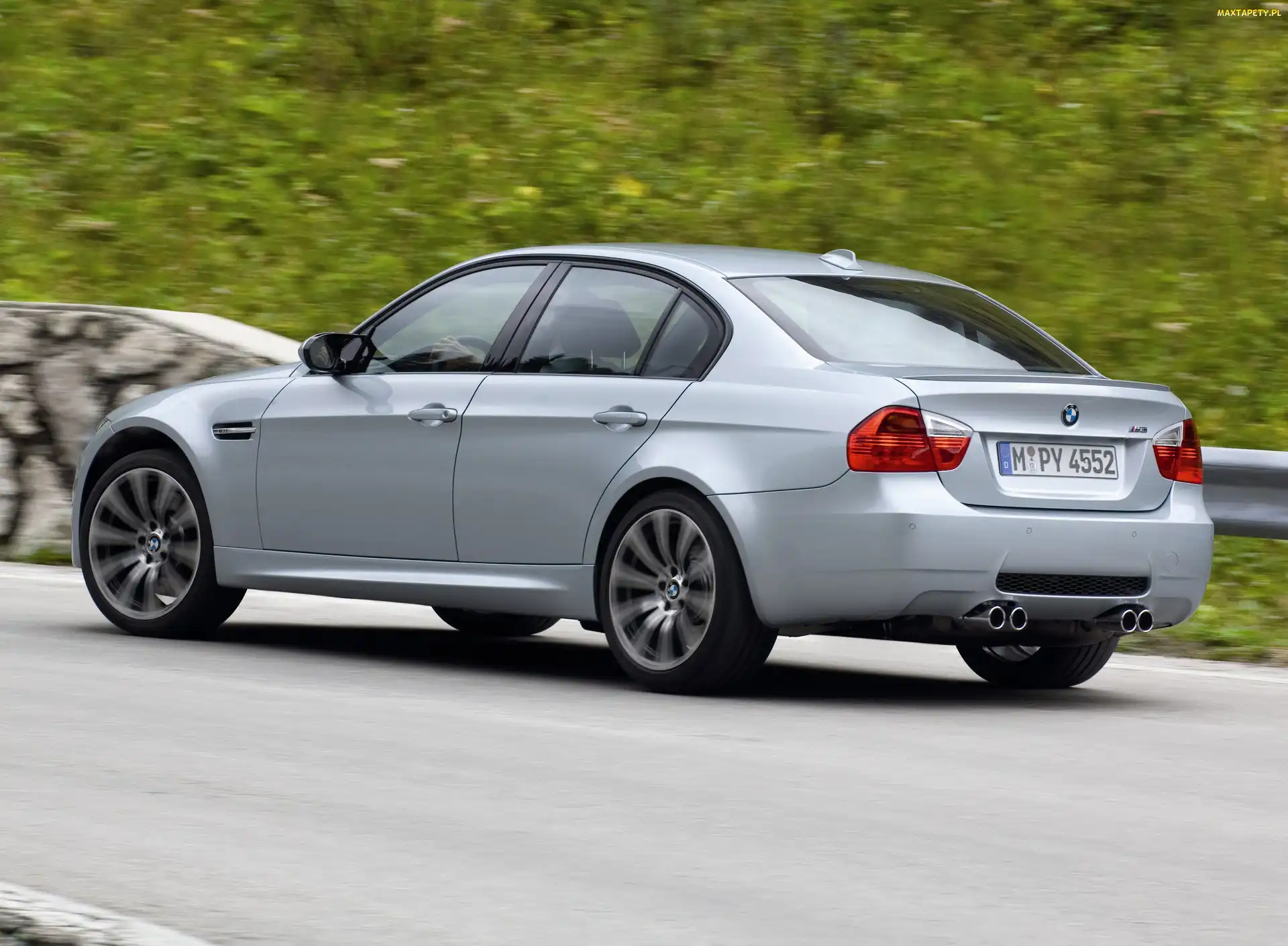 BMW M3, Lampy, Czerwone, Biało