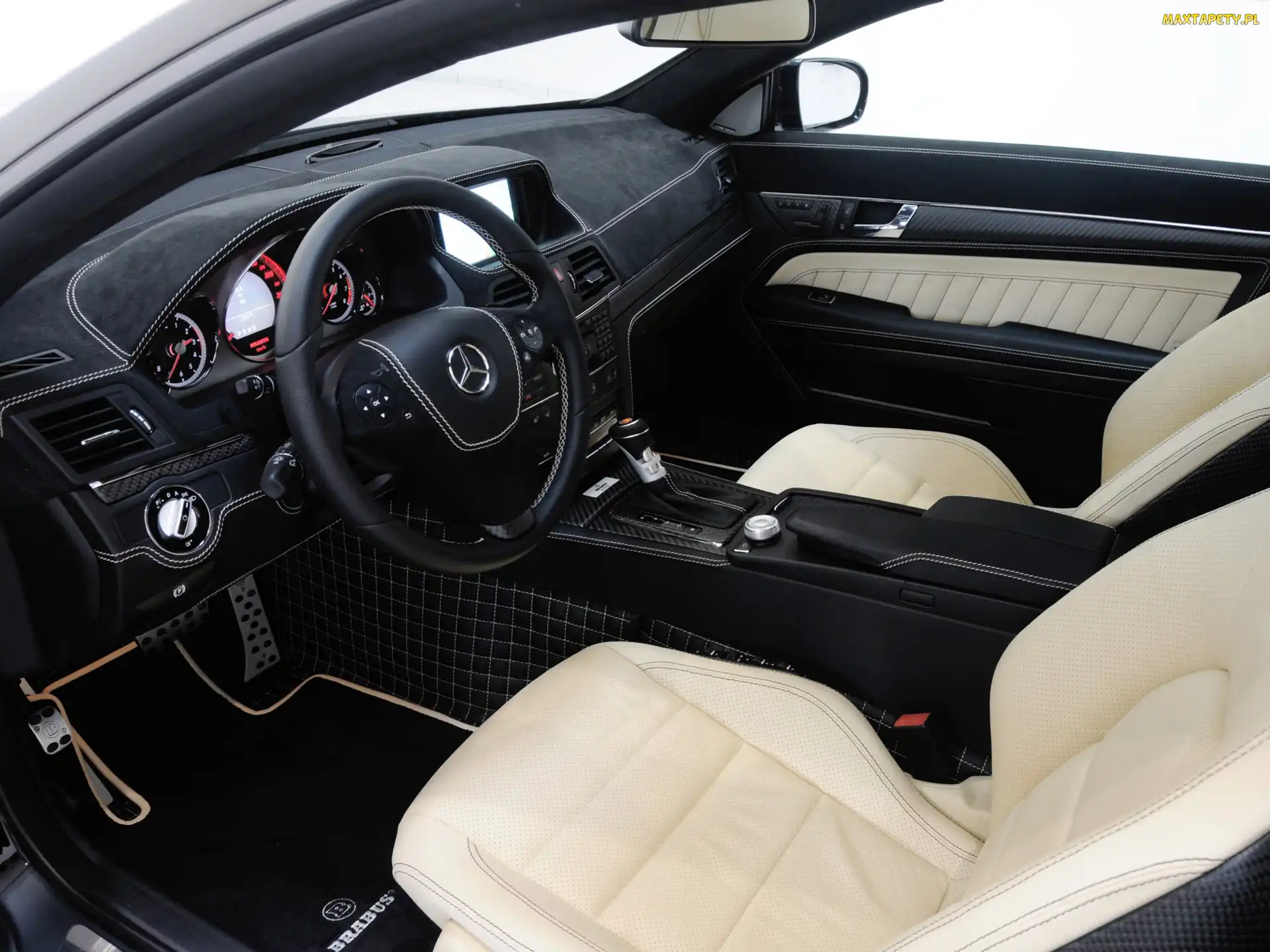 Wnętrze, Brabus, Mercedes E-klasa, Coupe