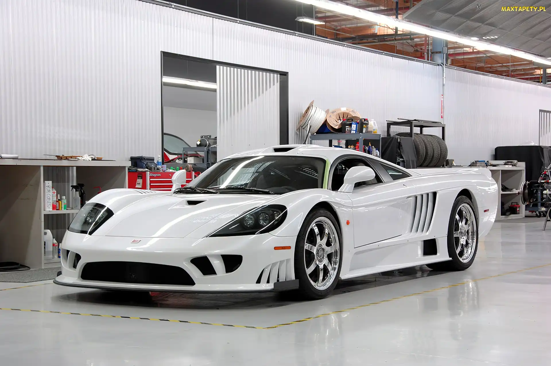 Saleen S7, Warsztat, Biały