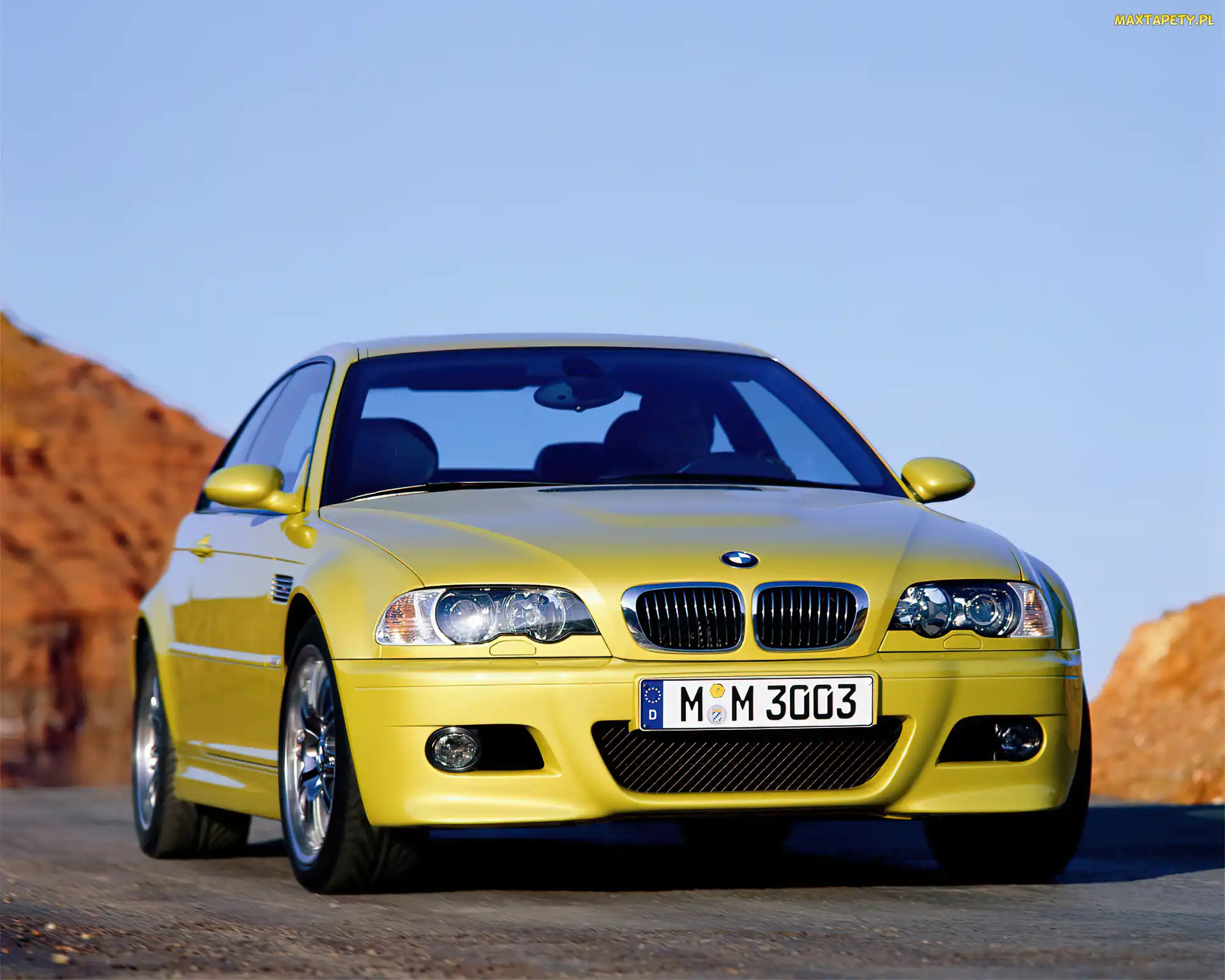 BMW 3, E46, Żółte