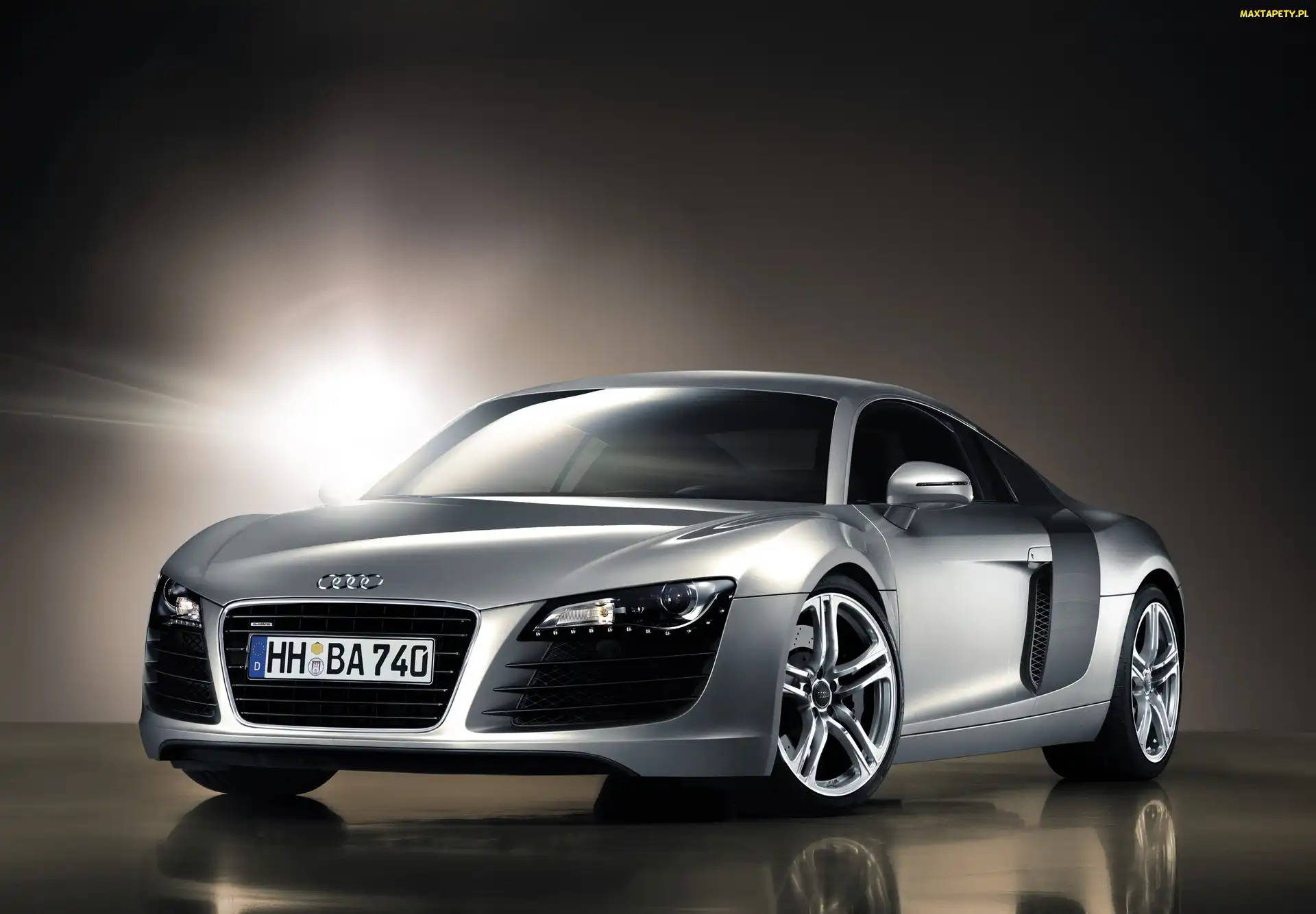 Audi R8, Blask, Srebrne