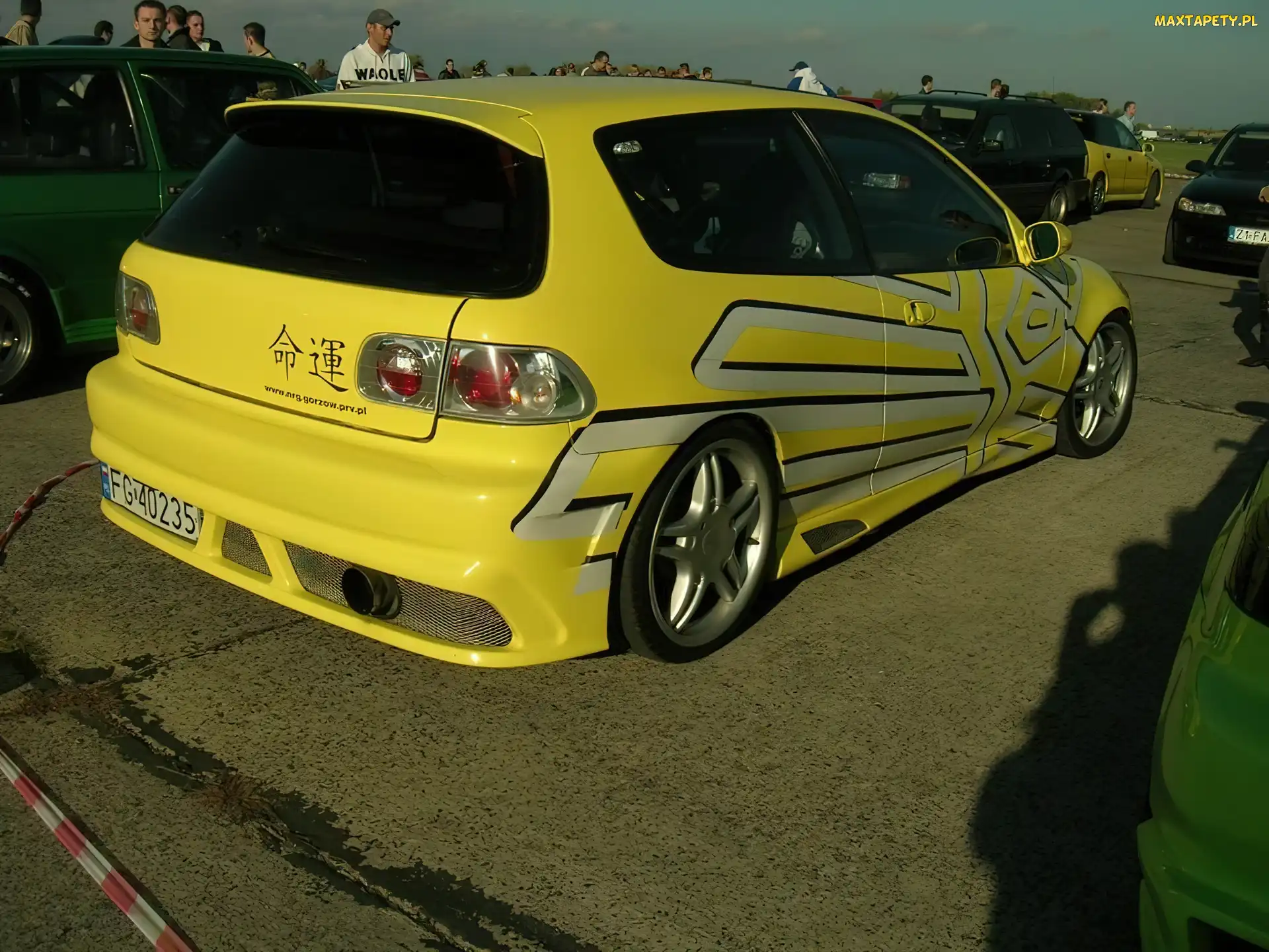 Honda Civic, Tuning, Żółta