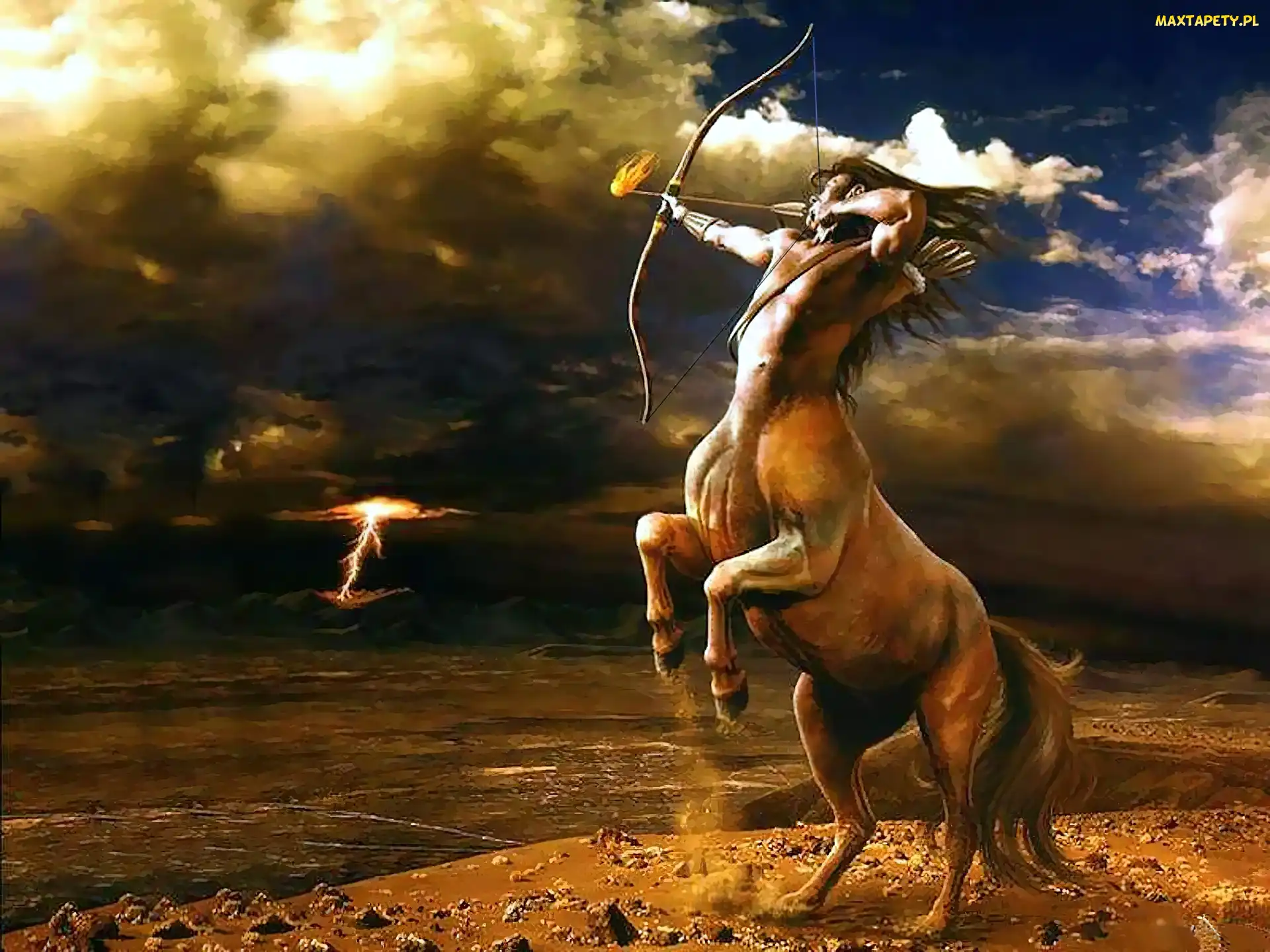 Błyskawica, Łuk, Grafika, Centaur
