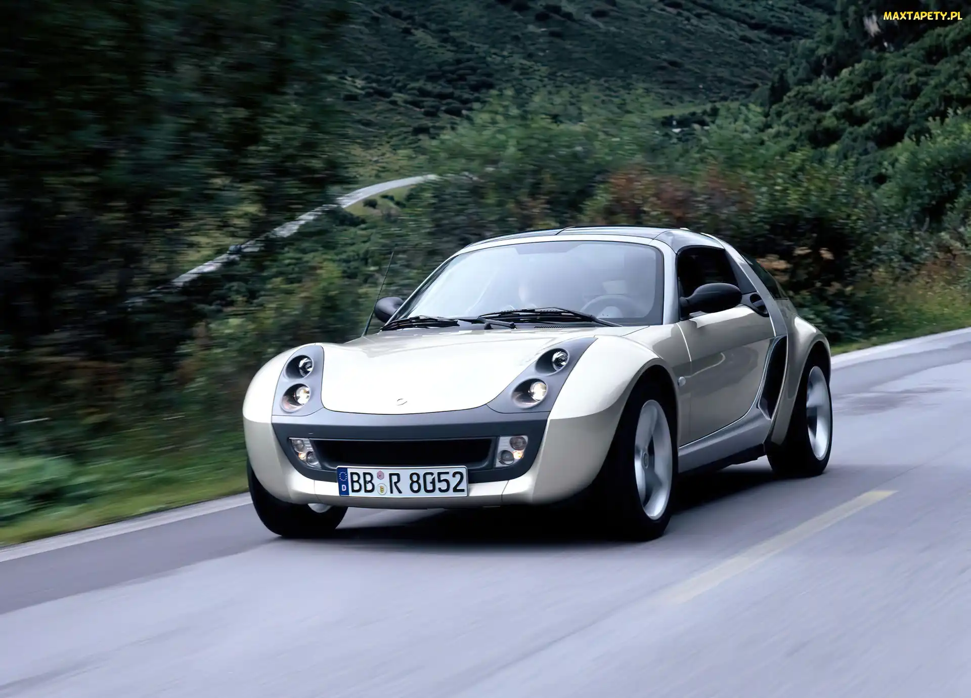 Szary, Smart Roadster