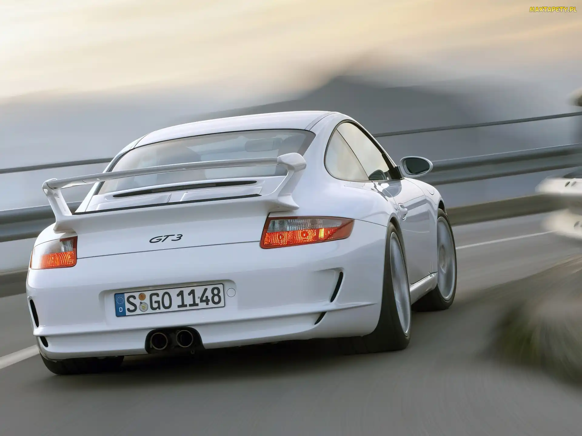 Porsche GT3, Lampy, Białe