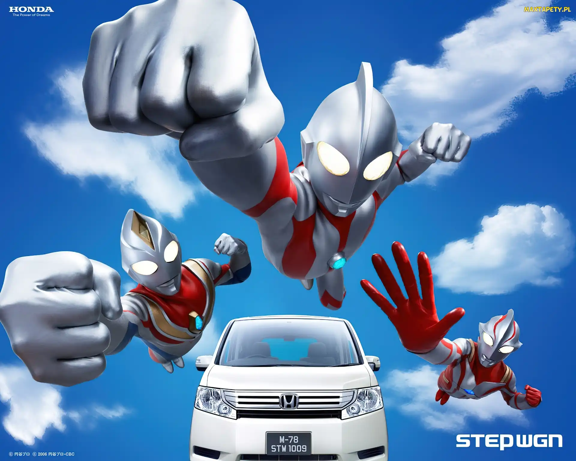 Stepwgn, Honda, Biały, Samochód