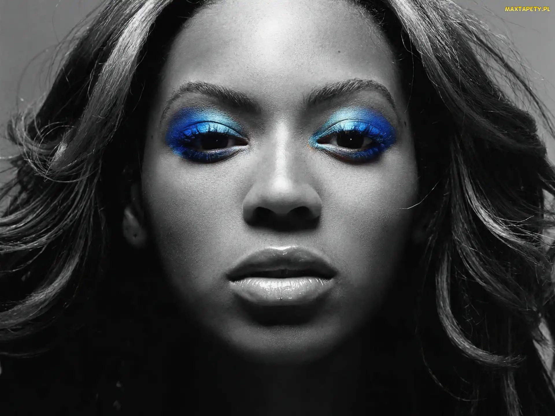 Niebieski, Makijaż, Beyonce
