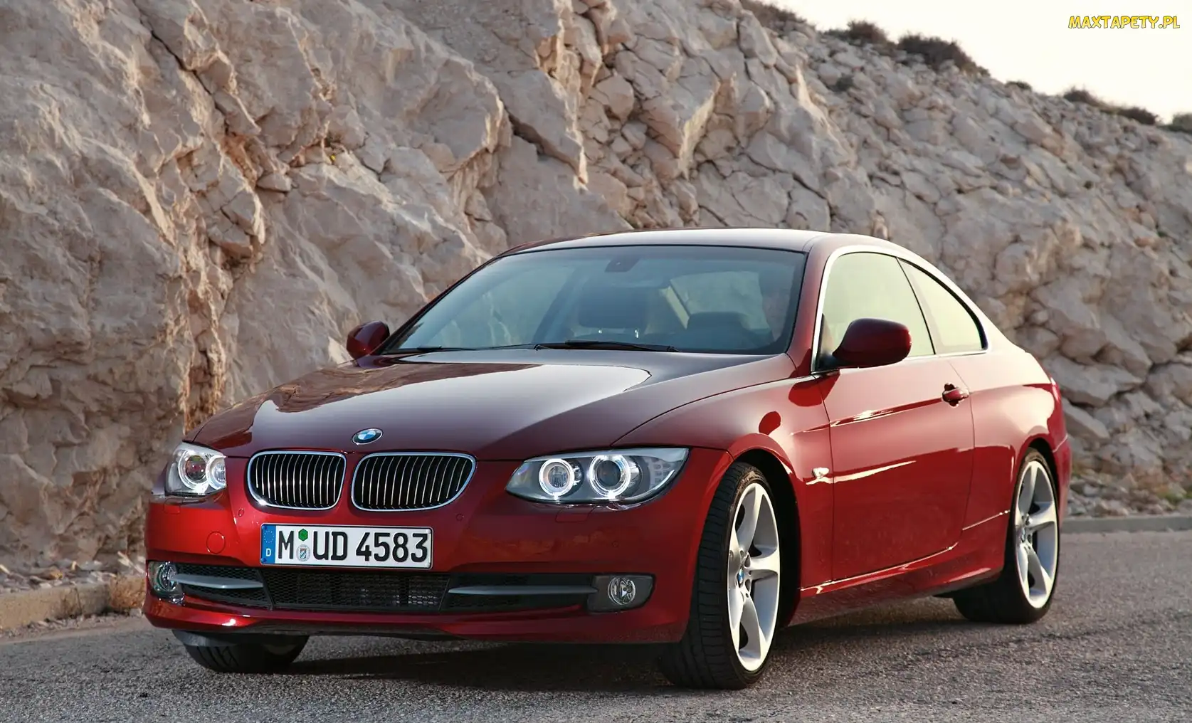 BMW 3 Coupe, Reflektory, Maska