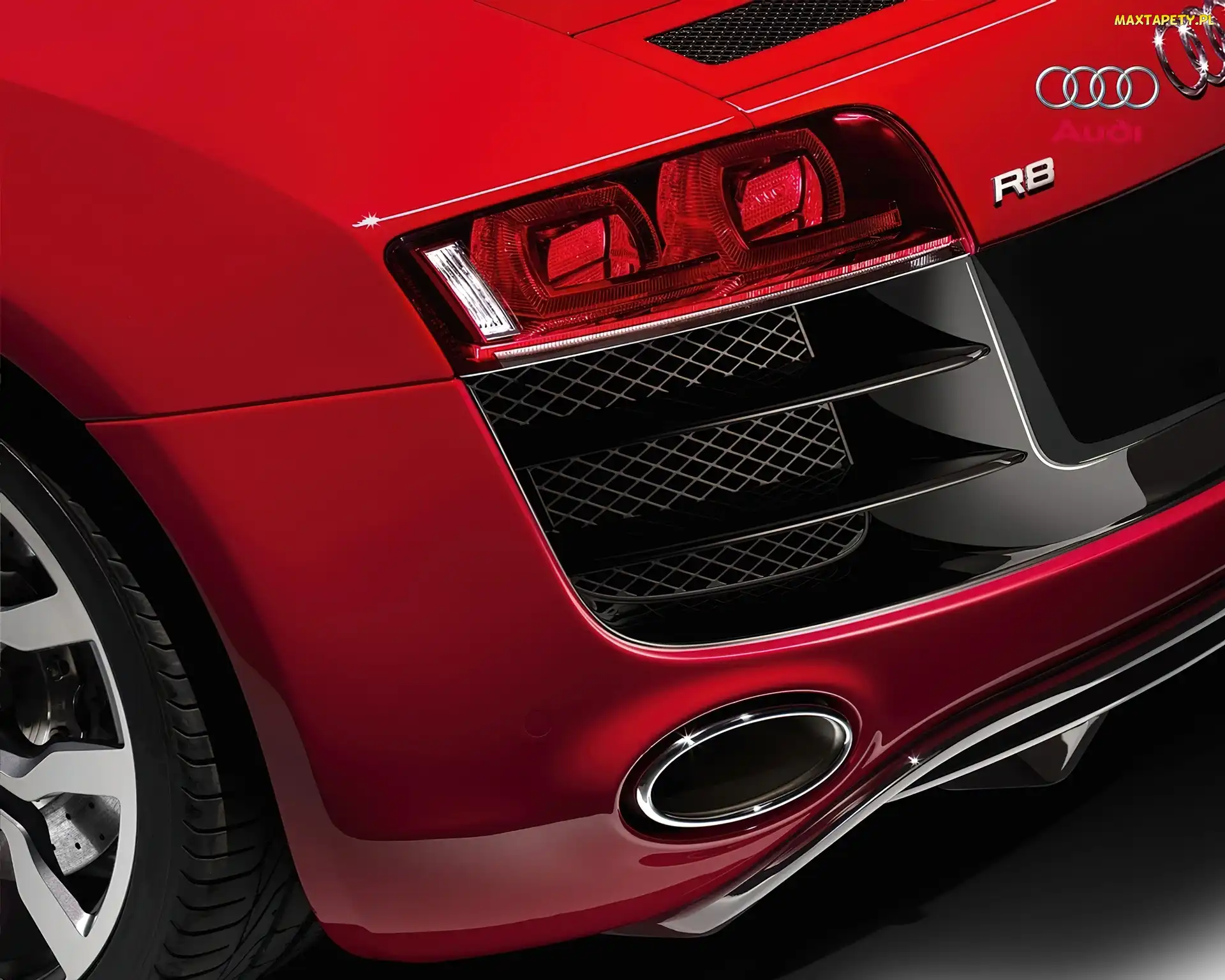Tylna, Lampa, Czerwone, Audi R8