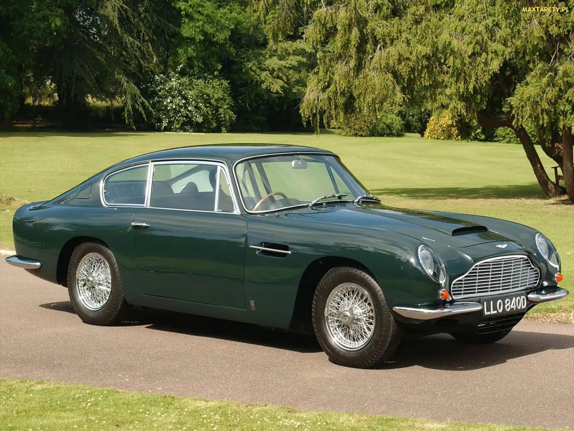 Zielony, Lampy, Aston Martin DB6