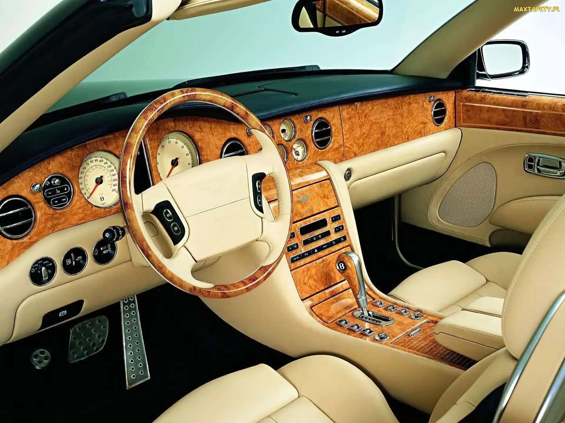 Bentley Arnage, Skóry, Wnętrze