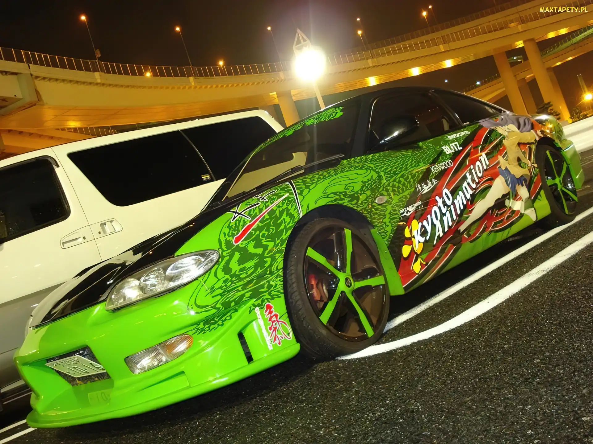 Anime, Itasha, Samochód, Tuningowane