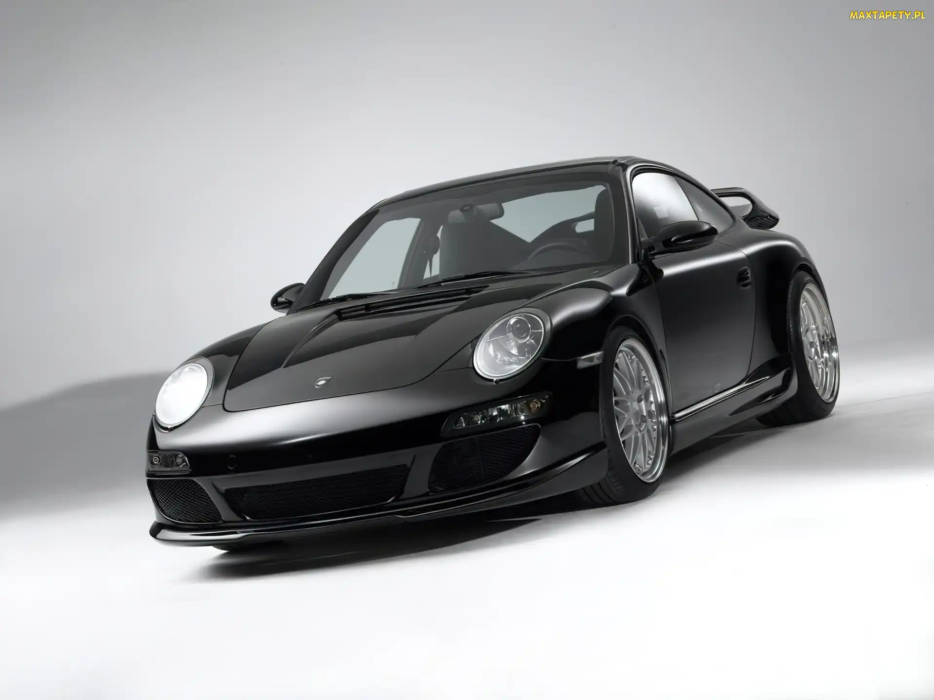 Czarne, Porsche 911, Gemballa