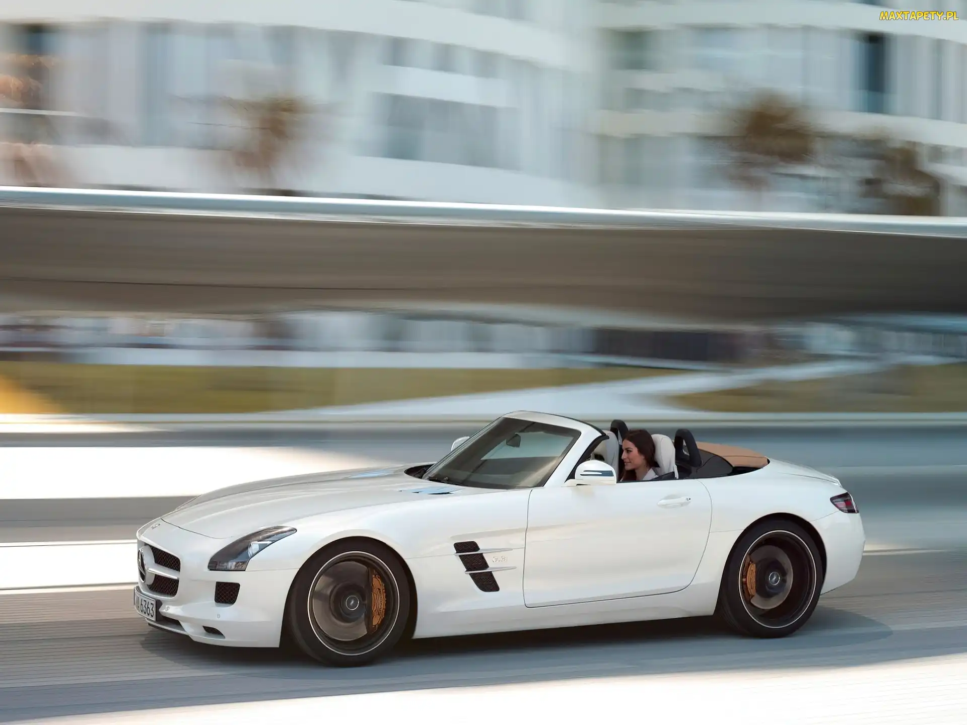 AMG, Kobieta, Mercedes-Benz SLS Roadster