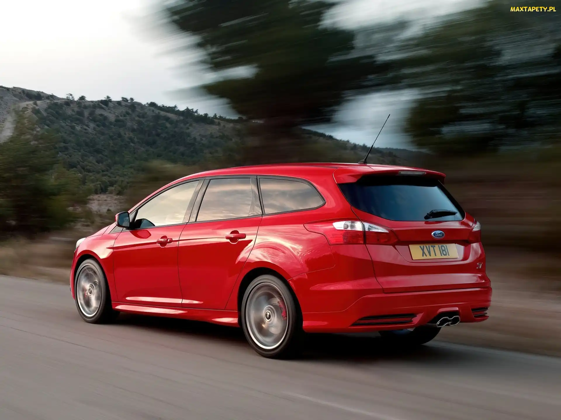 Ford Focus ST, Kombi, Czerwony
