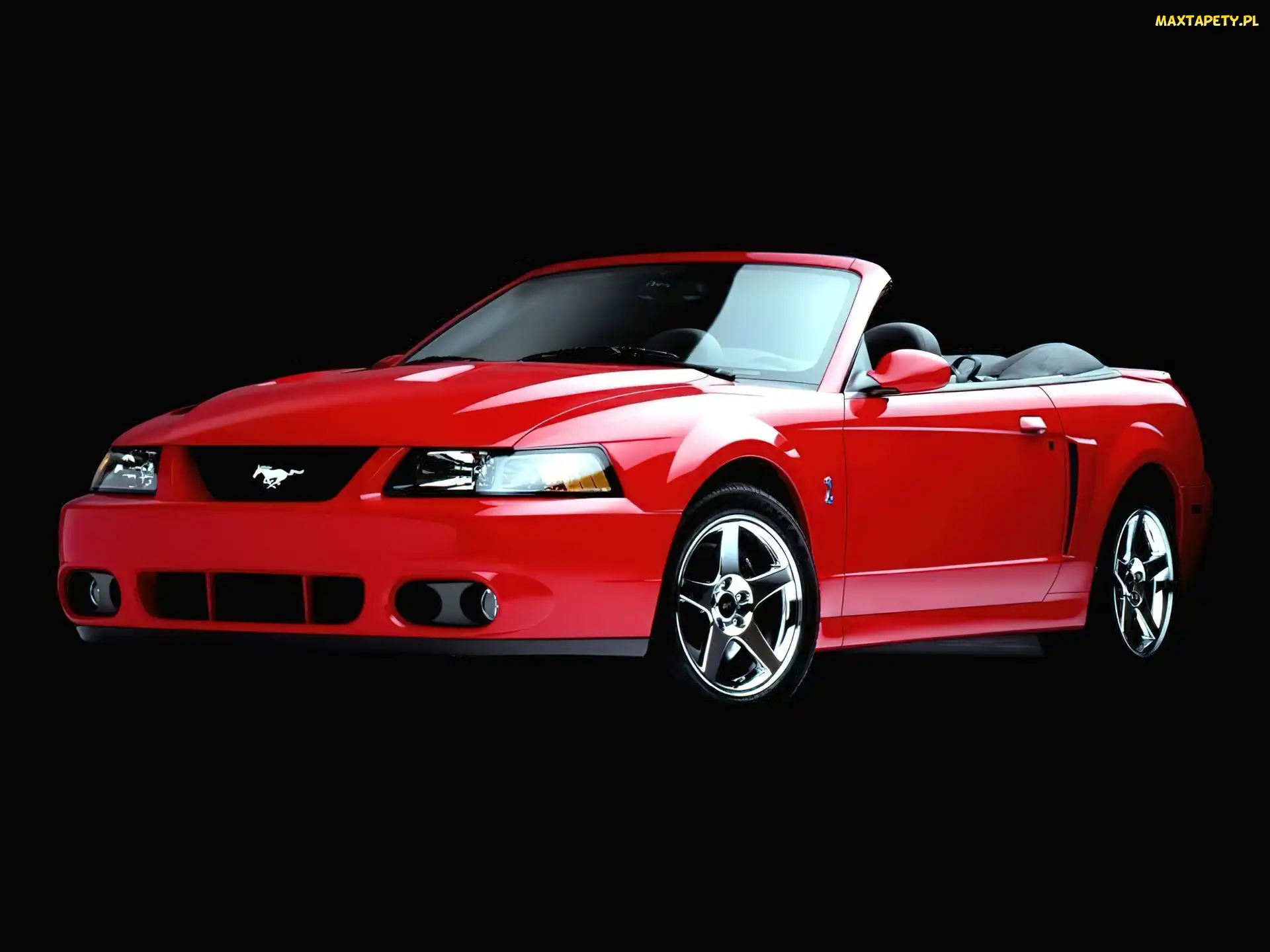 Ford Mustang, Cabrio, Czerwony