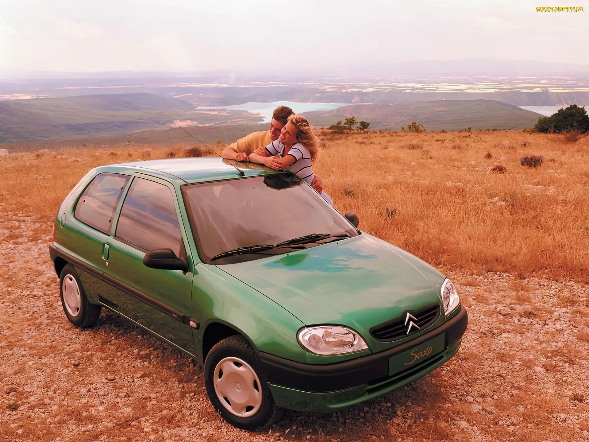 Zielony, Citroen Saxo