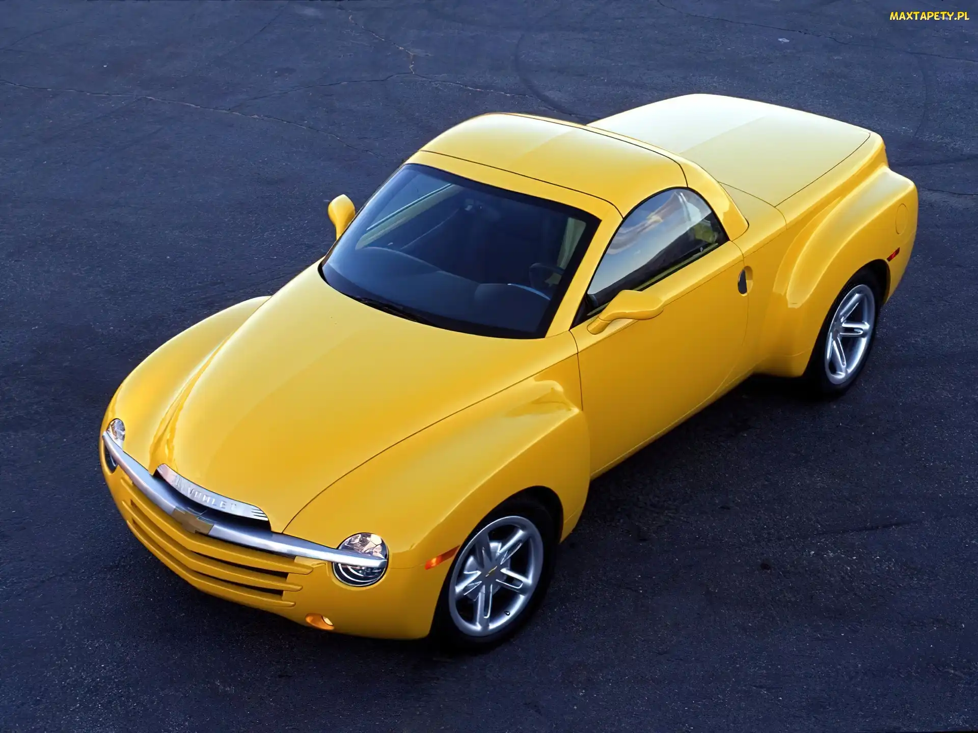 Pickup, Żółty, Chevrolet