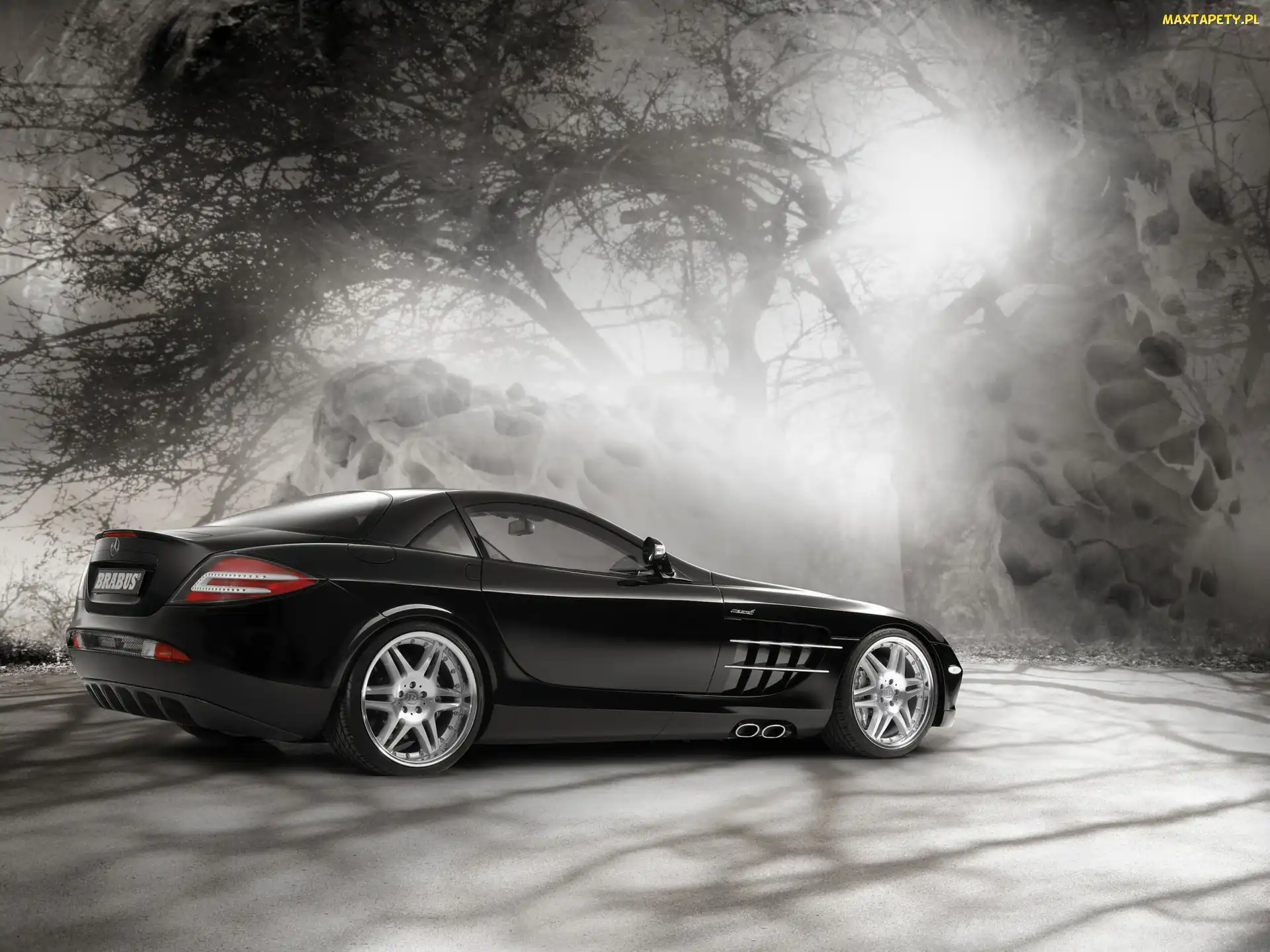 Mercedes, SLR, Czarny